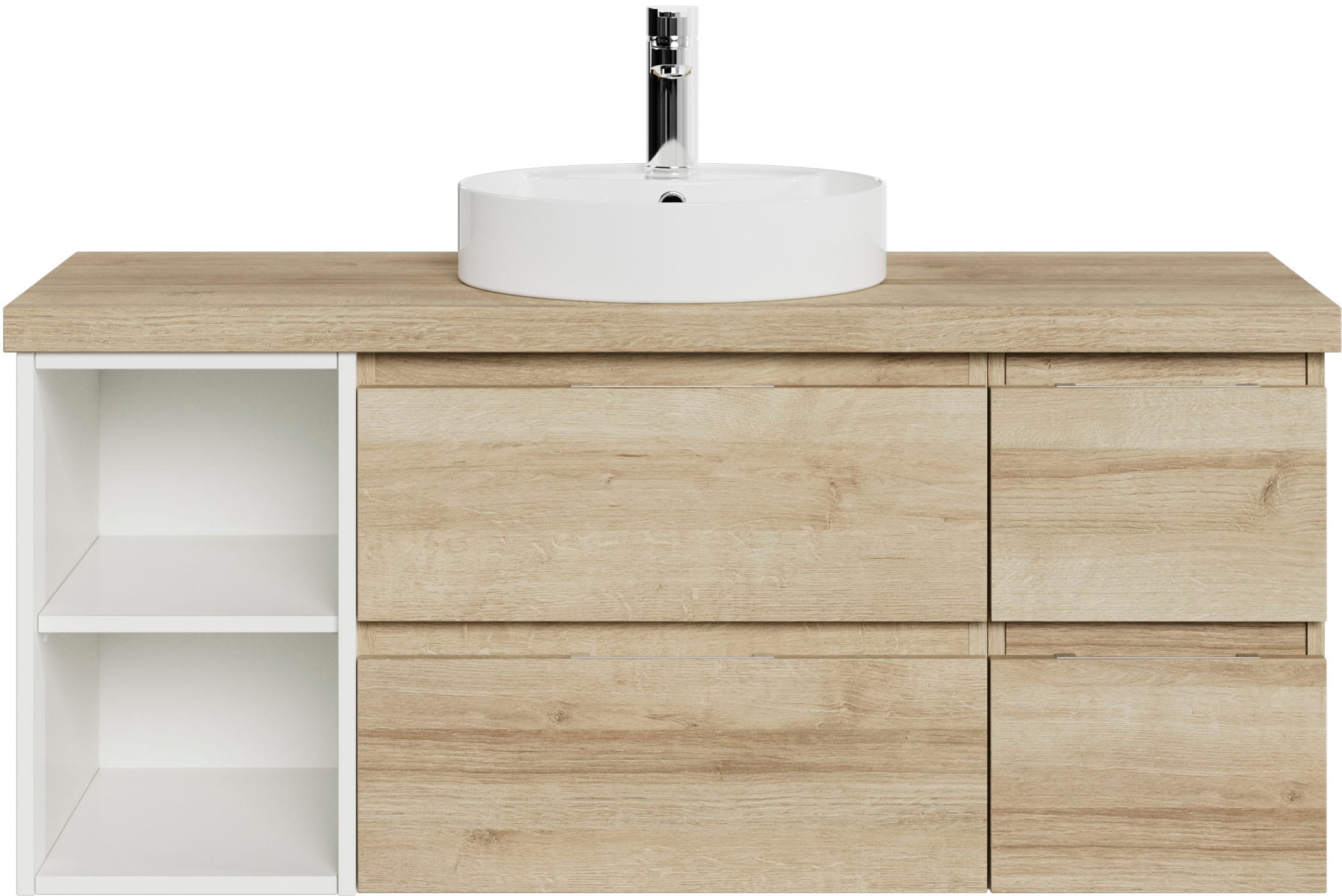 Saphir Waschtisch »Serie 4035 Keramik-Aufsatzbecken mit Unterschrank, 118 c günstig online kaufen