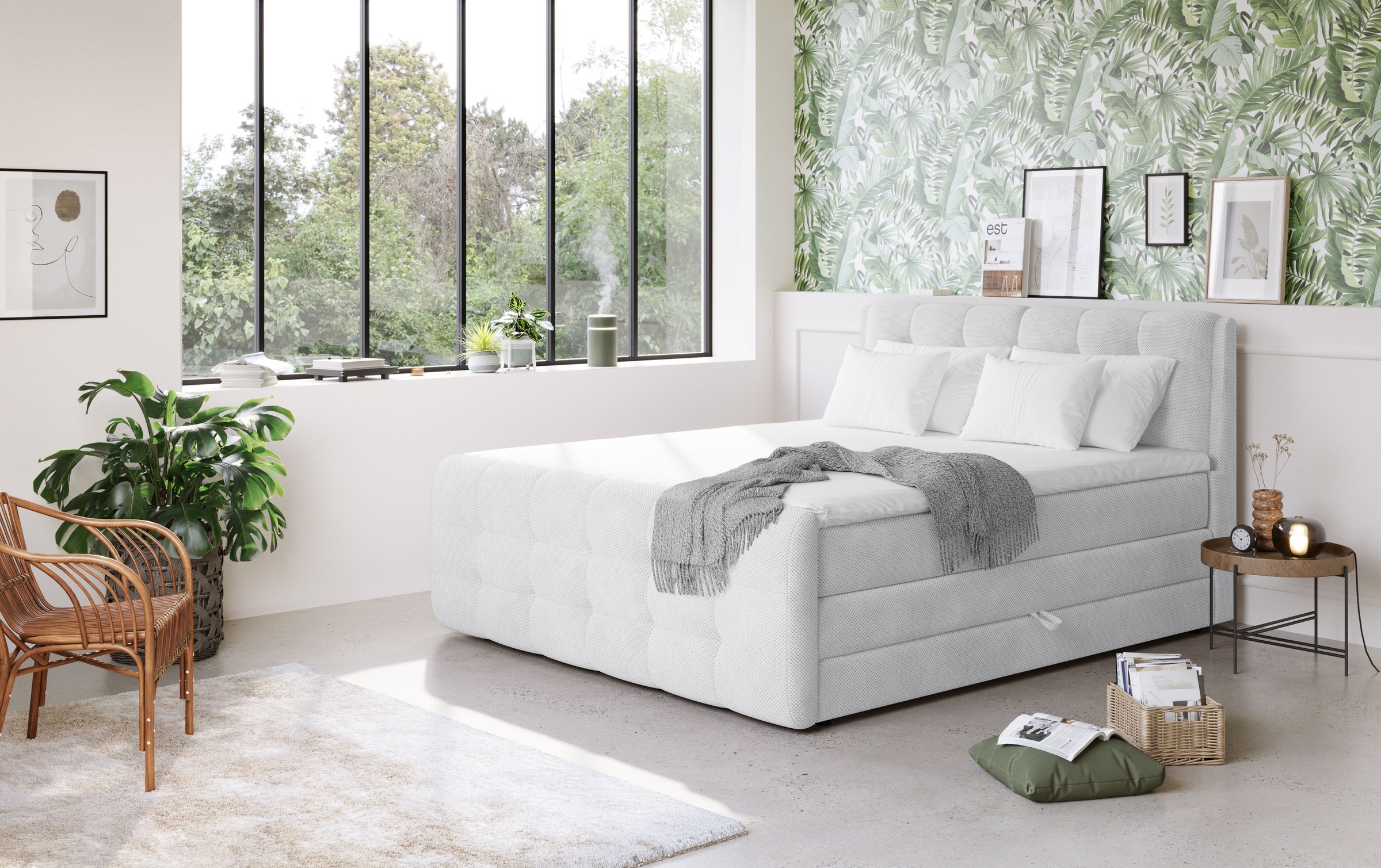COTTA Boxspringbett »Fort mit Bettkasten, inkl. Topper«, erhältlich in vers günstig online kaufen