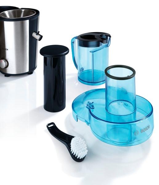BOSCH Entsafter »VitaJuice 3 MES3500, großer Einfüllschacht, 1,25l Saftbehälter« 700 W mehrere Geschwindigkeiten, spülmaschinengeeignet, Edelstahl