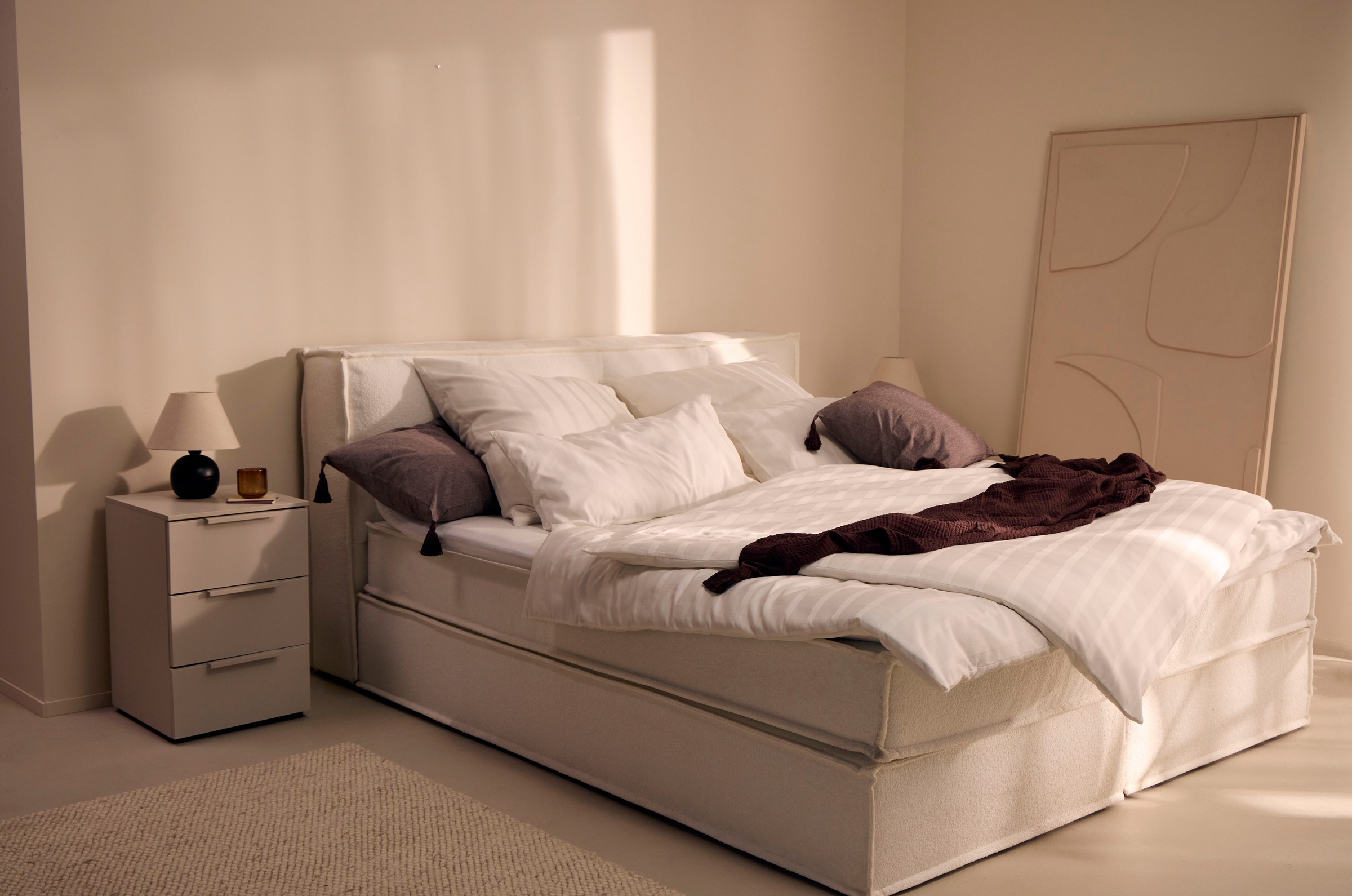 LeGer Home by Lena Gercke »Nachttisch Nachtschrank Nachtkonsole SERINA eleganter Eyecatcher« inkl. SOFT-CLOSE-FUNKTION,  mit 3 Schubkästen sowie hochwertigen Metallgriffen MADE IN GERMANY