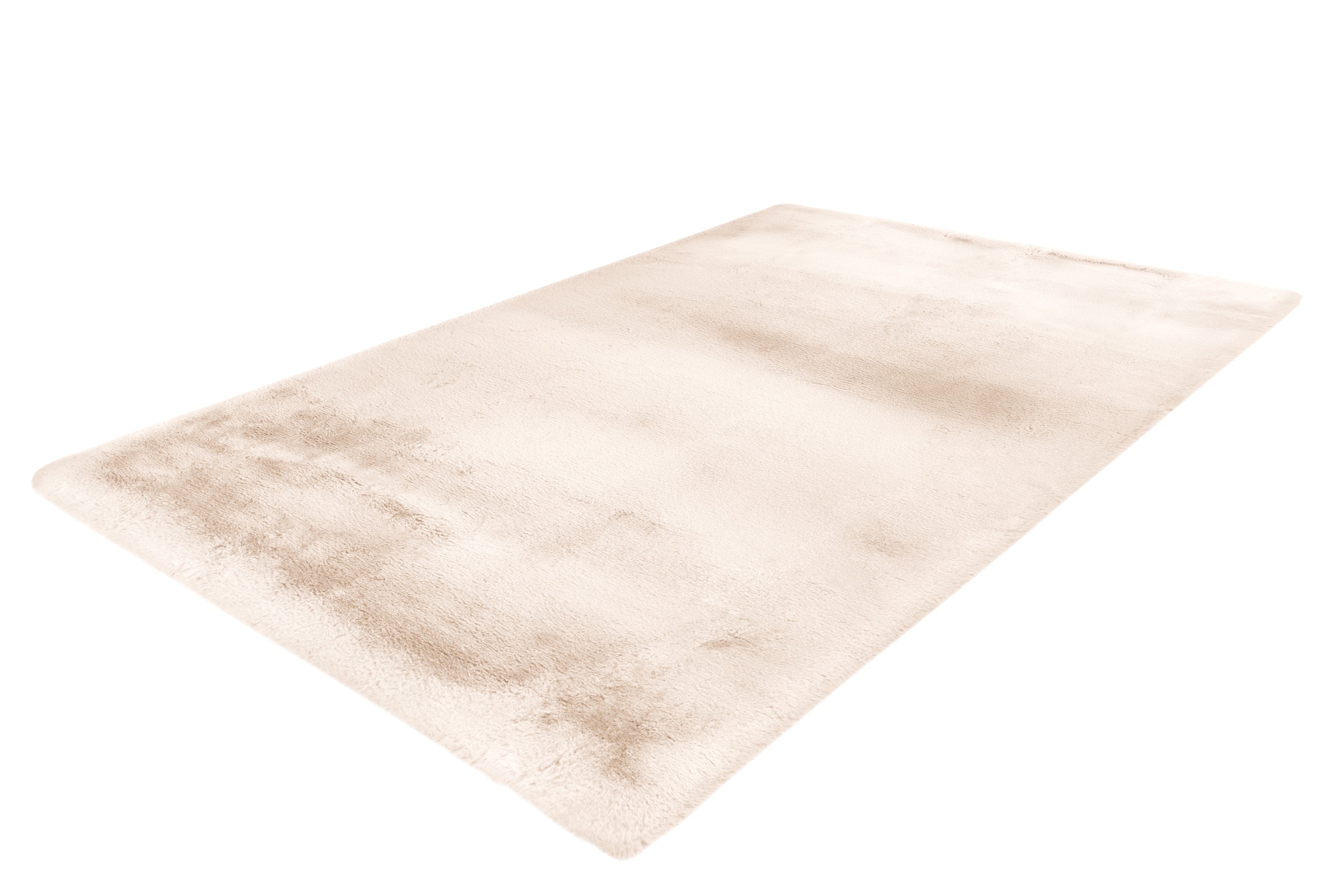 Kayoom Teppich »Subb 925« rechteckig 48 mm Höhe Hochflor, Kanninchen Fell Haptik, alle Räume, leichter Glanz