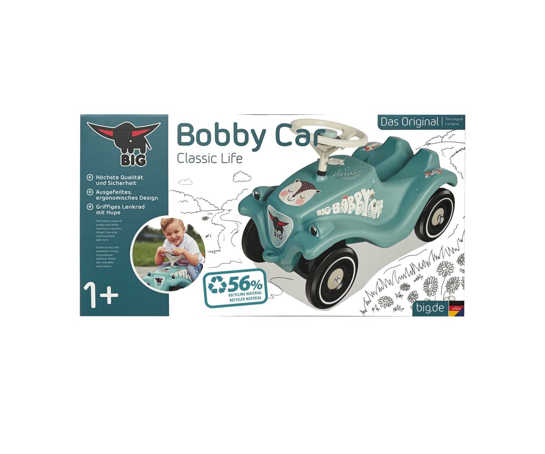 BIG Rutscherauto »BIG Bobby Car Classic Life« Made in Germany