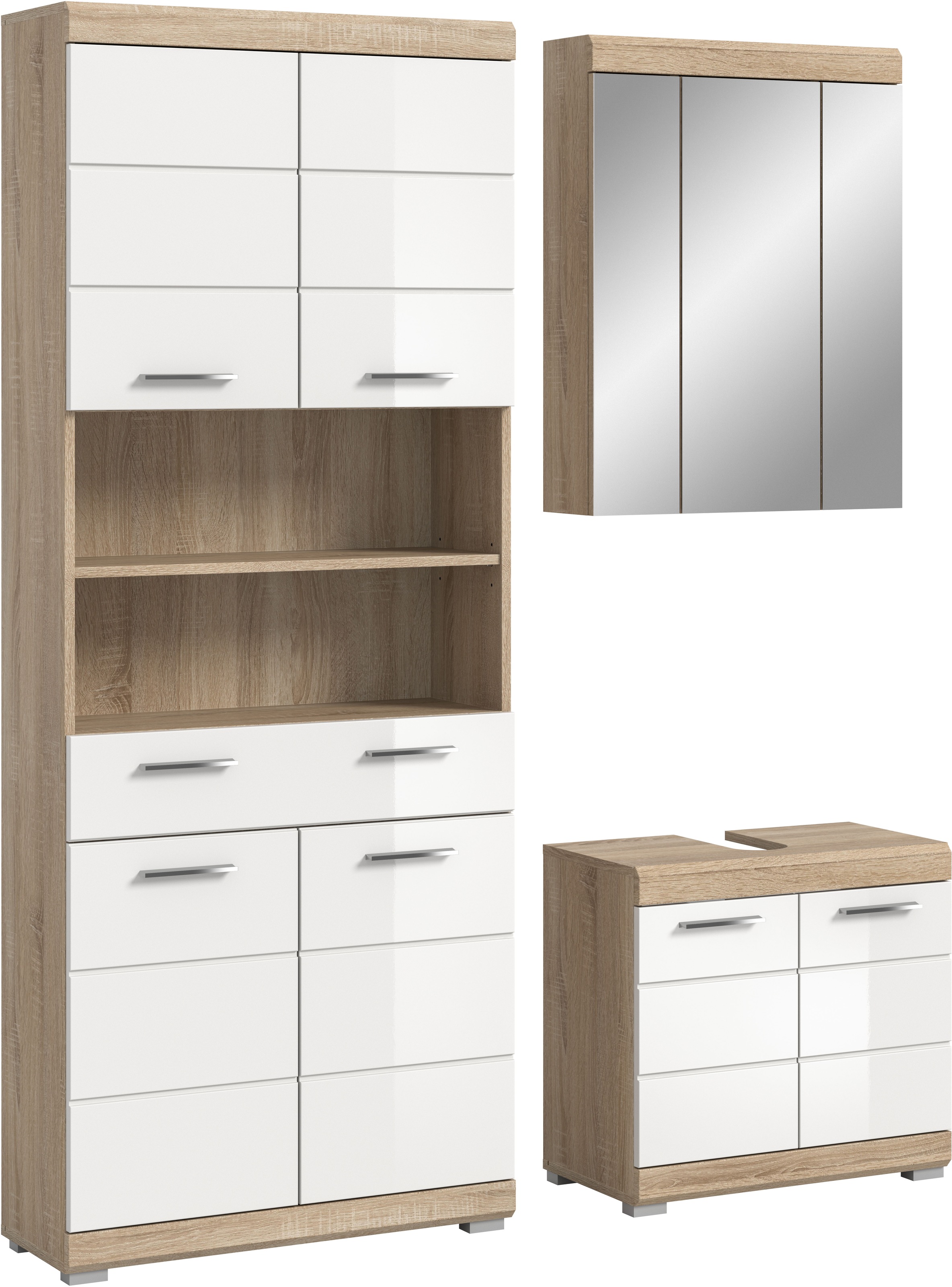 INOSIGN Badmöbel-Set »SIENA, TOPSELLER!, Breite 149cm, 3-teiliges Set«, (Se günstig online kaufen
