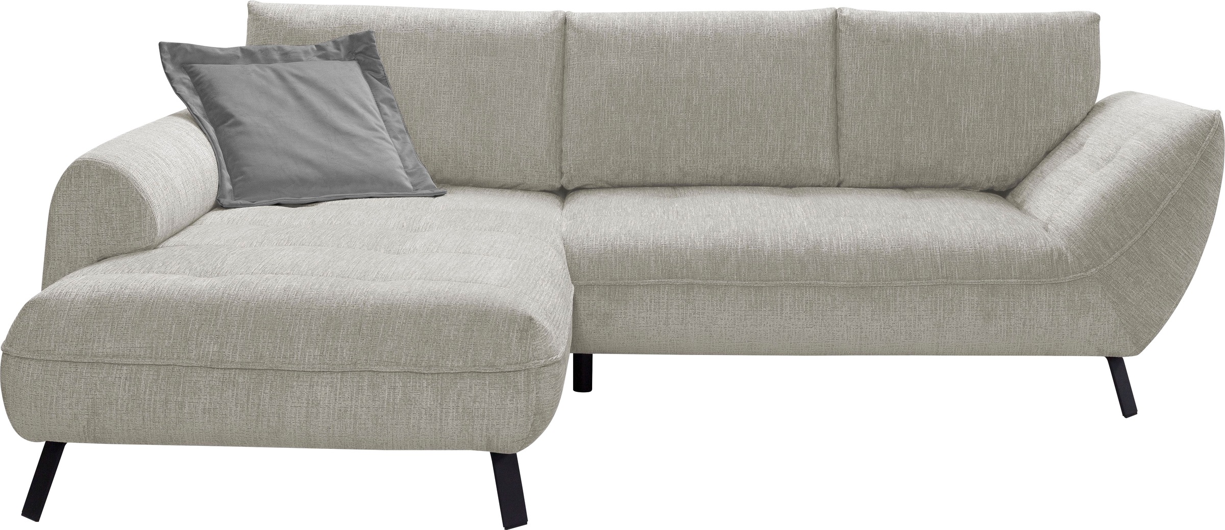 exxpo - sofa fashion Ecksofa »Bellini, Materialmix oder komplett Struktur, günstig online kaufen