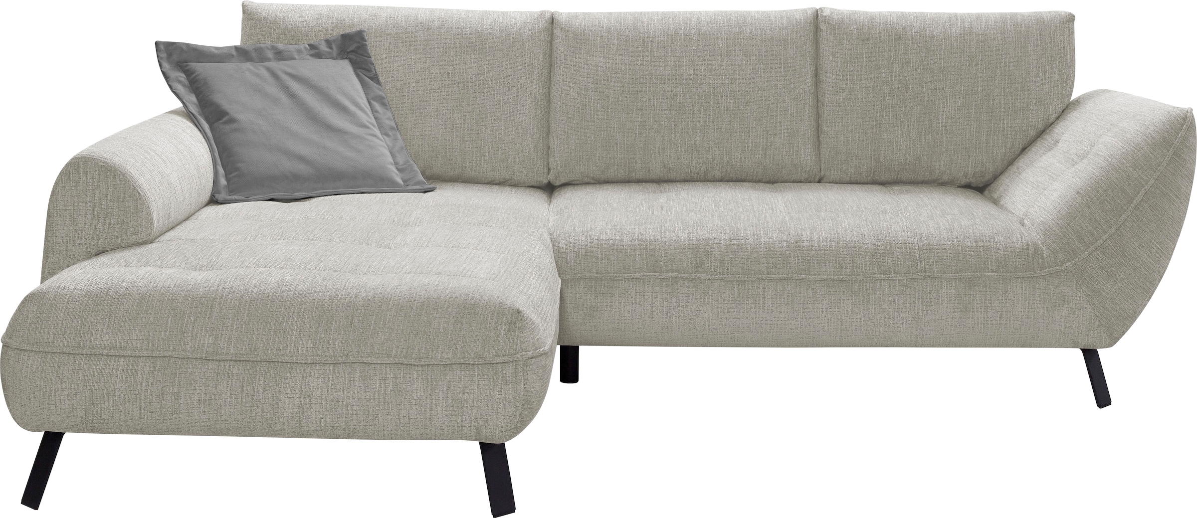 exxpo - sofa fashion Ecksofa »Bellini, Materialmix oder komplett Struktur, günstig online kaufen