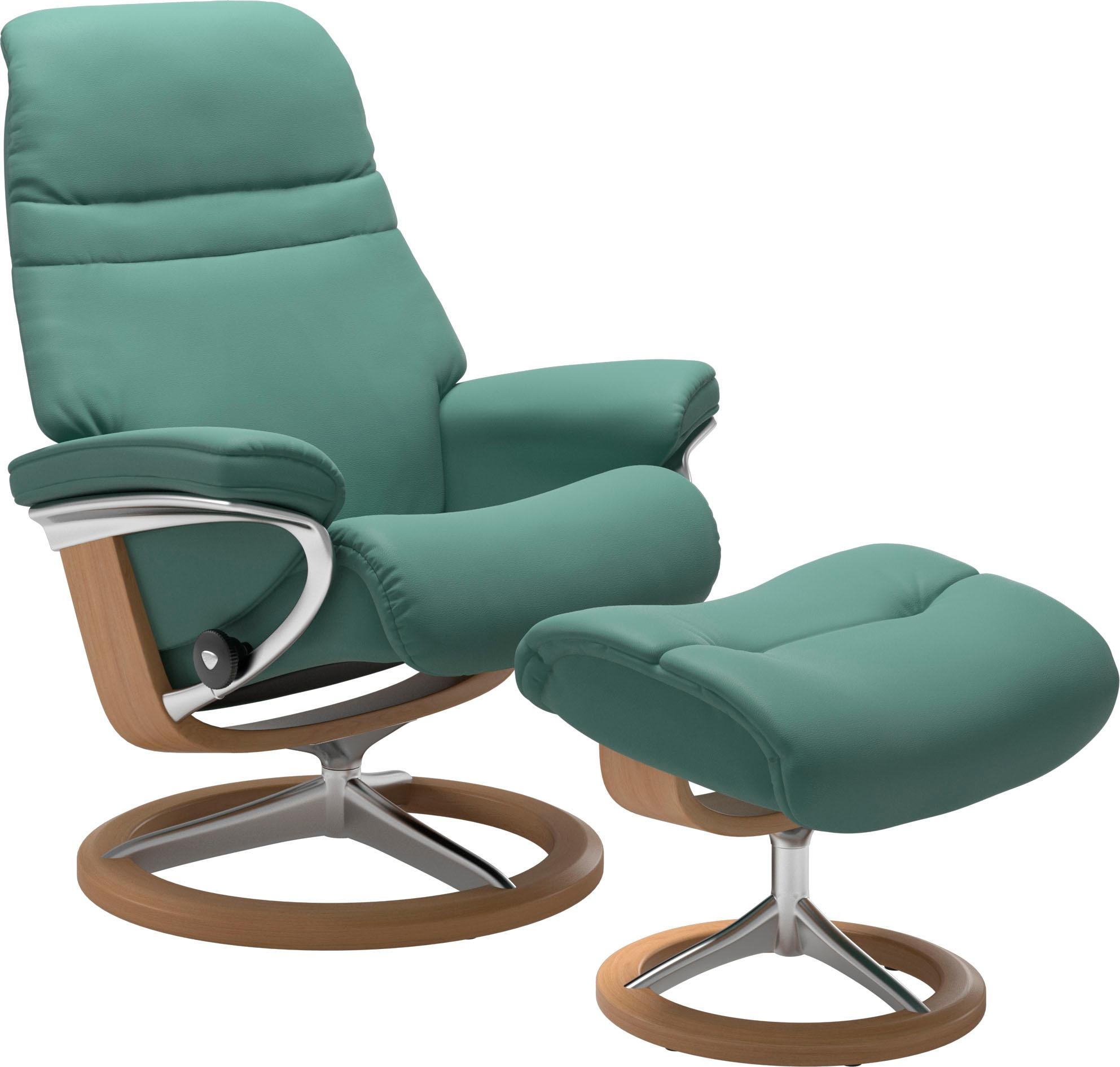 Stressless® Relaxsessel »Sunrise« Relaxsessel mit Hocker, mit Signature Bas günstig online kaufen