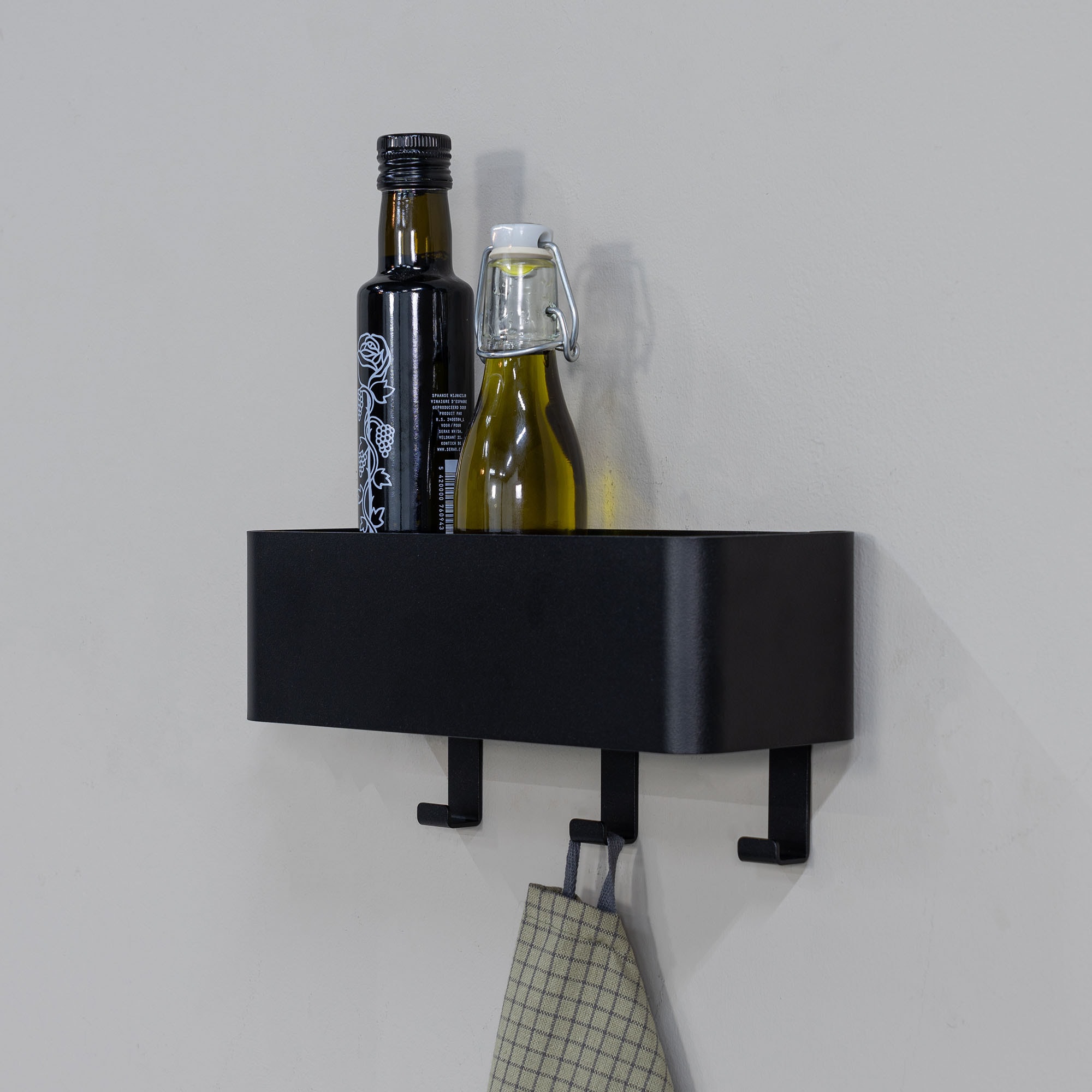 Spinder Design Garderobenhaken »Multi 3«, (1 St.), 2-in-1 Wandregal + Garderobe