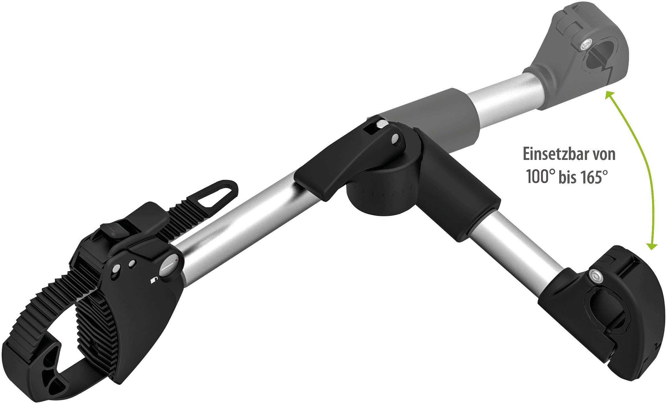 EUFAB Fahrradträger-Rahmenhalter »Verstellbarer Strap-Rahmenhalter 40cm«