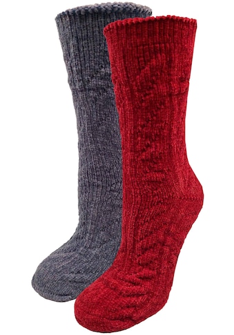 Kuschelsocken, (Set, 2 Paar)