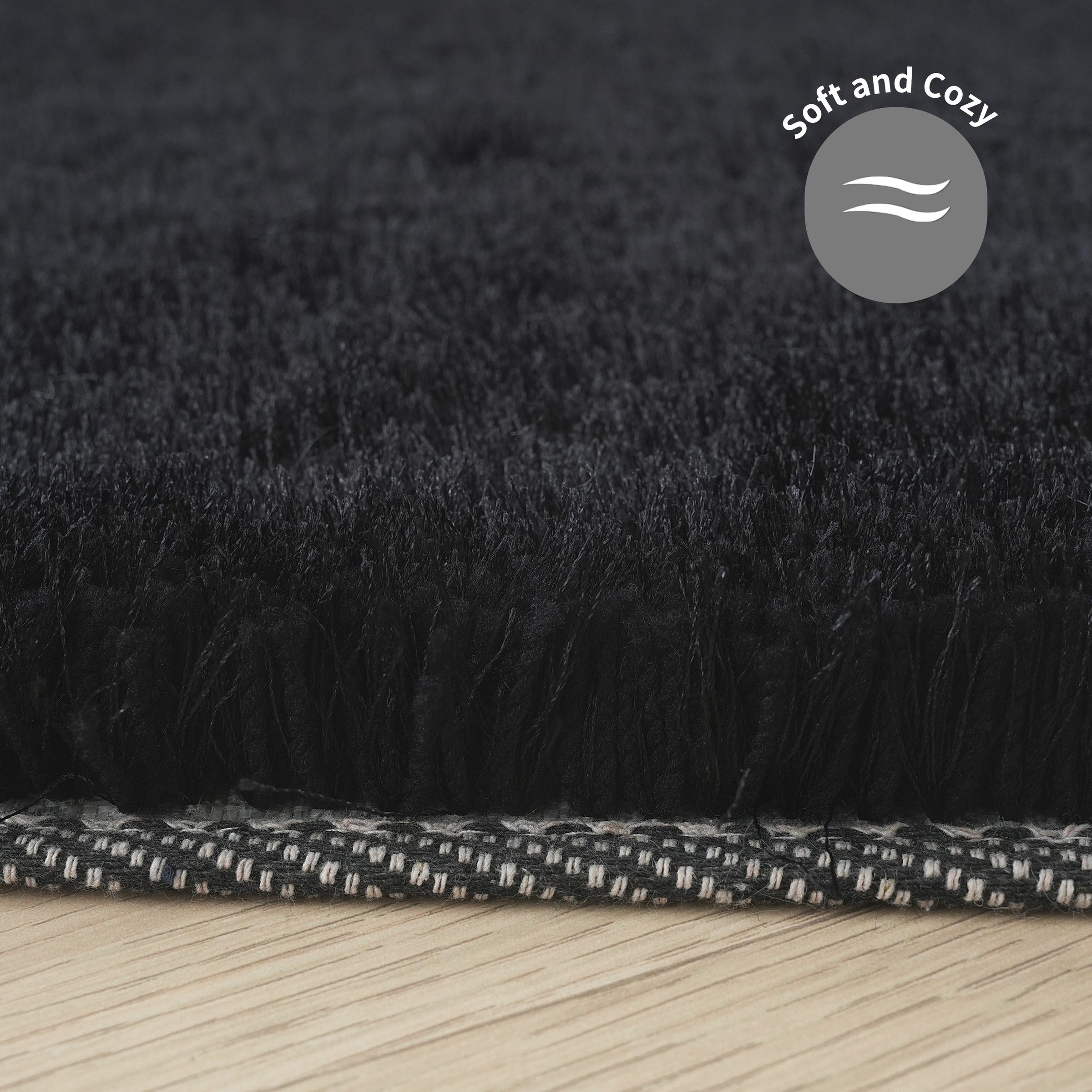 Bruno Banani Hochflor-Läufer »Dana Teppich, Kundenliebling«, rechteckig, 30 mm Höhe, Brücke, uni, weich, Mikrofaser, Diele, Flur, Wohnzimmer, Schlafzimmer