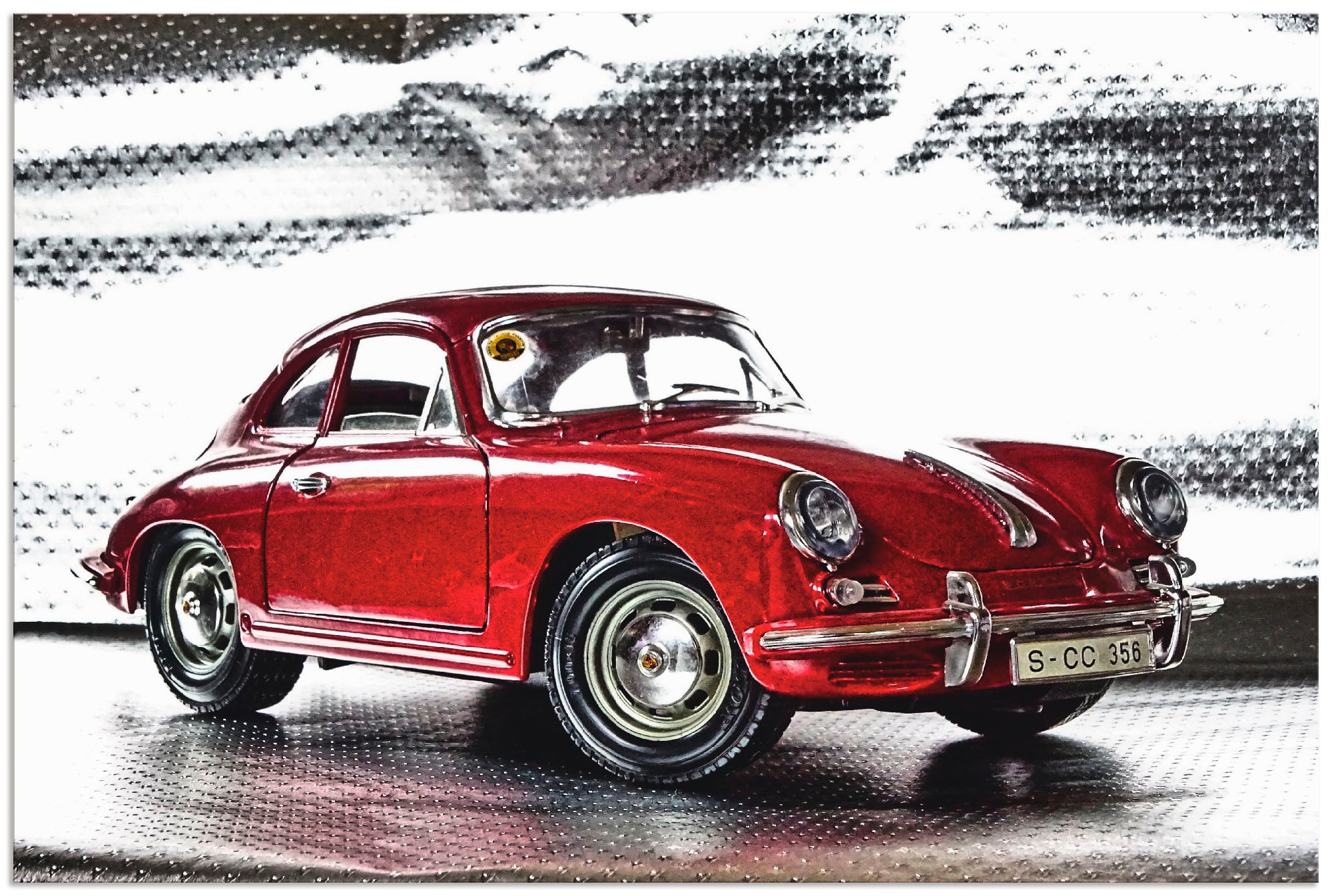 Artland Wandbild »Klassiker - Der Porsche 356« Auto 1 Stk. tlg. als Alubild günstig online kaufen