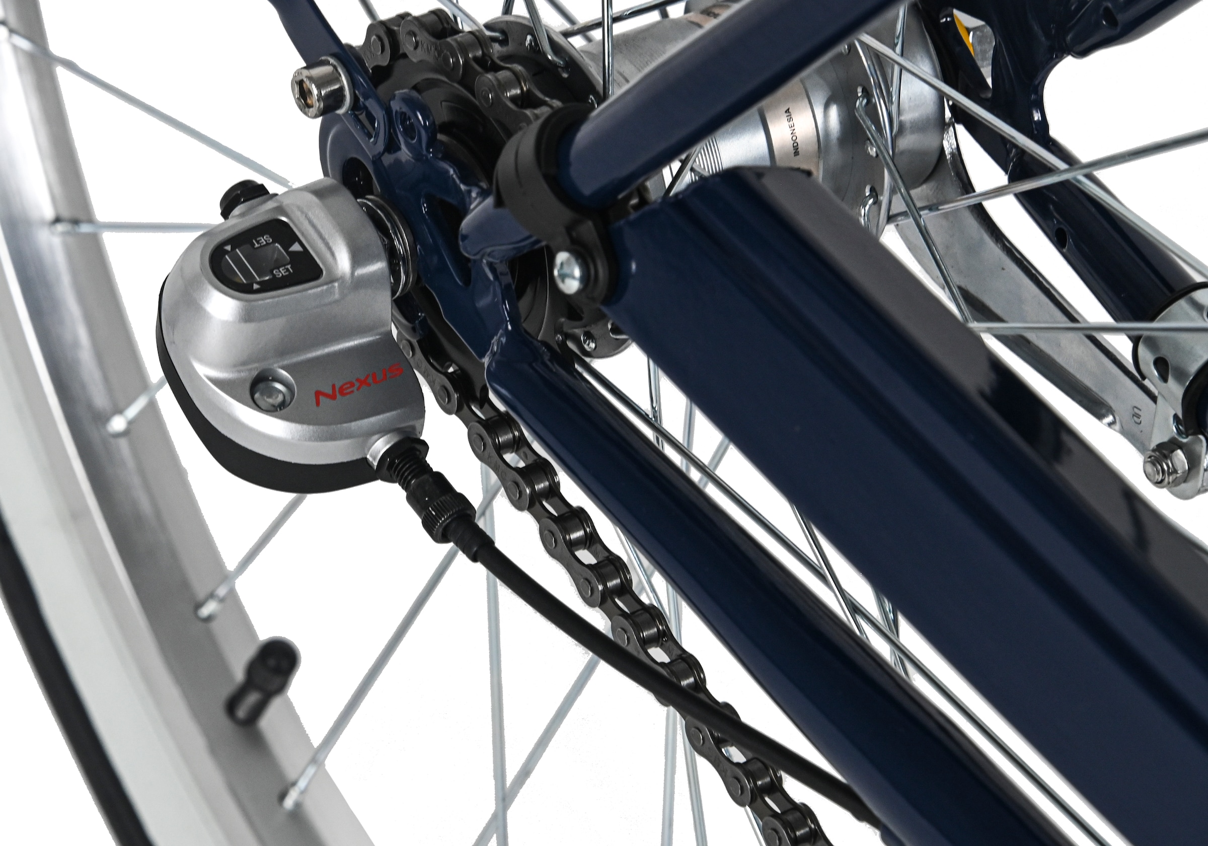 Dacapo Cruiser »Beachcruiser Herren 26" California Blau 3 Gänge RH 46 cm« 3 Gang Shimano Nexus Schaltwerk Nabenschaltung