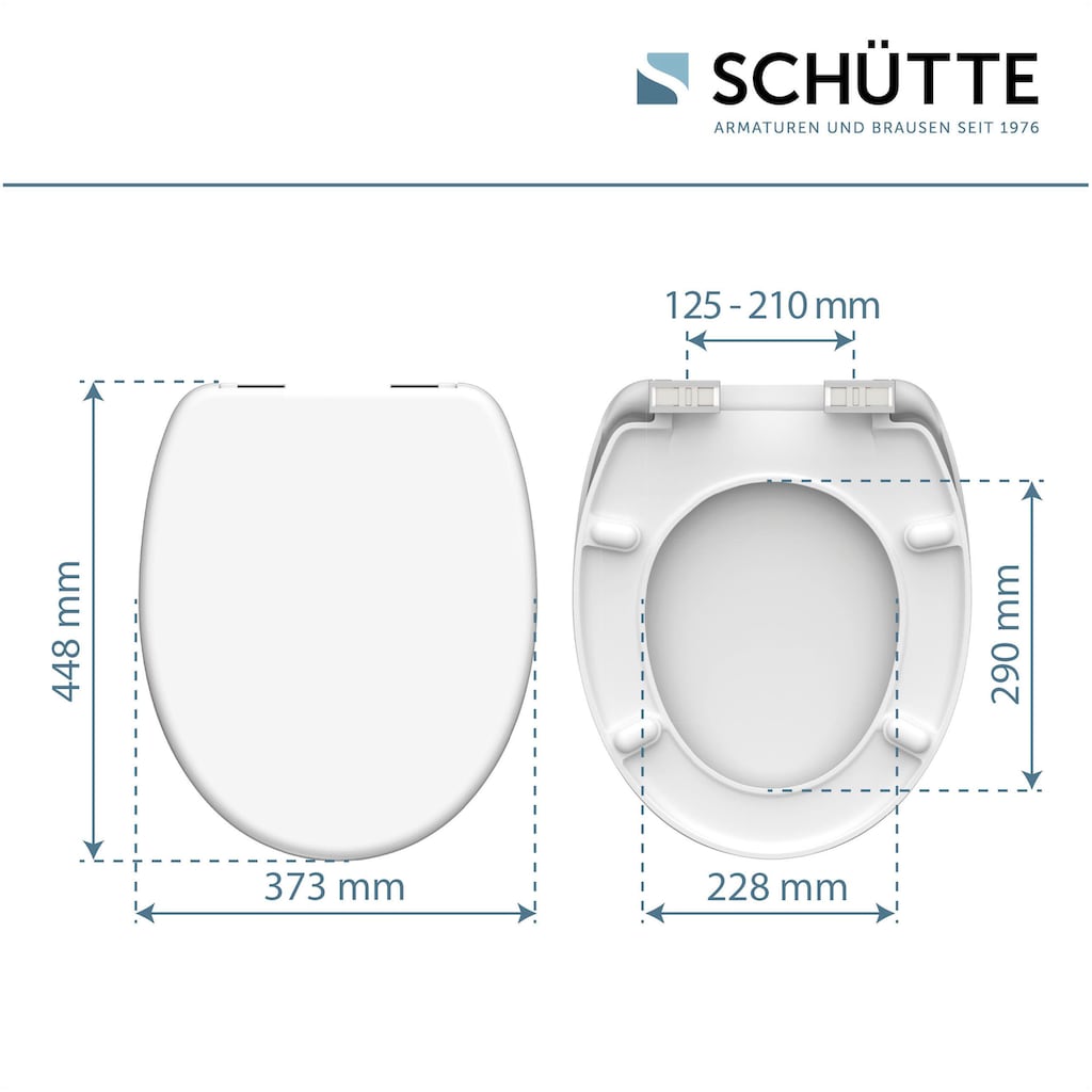Schütte WC-Sitz »WHITE«