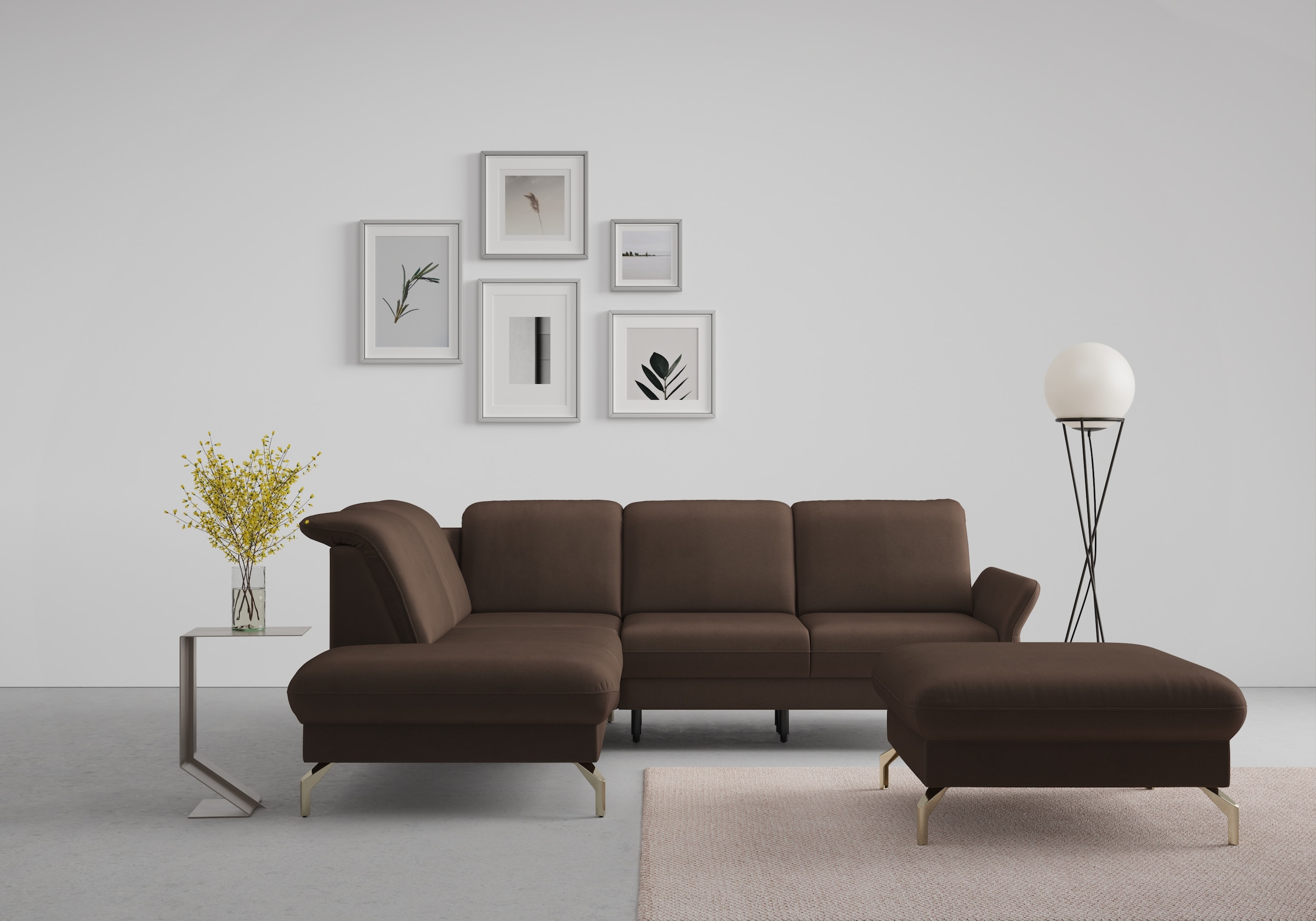 sit&more Ecksofa »Fashion L-Form« wahlweise mit Kopfteilverstellung, Vorzie günstig online kaufen