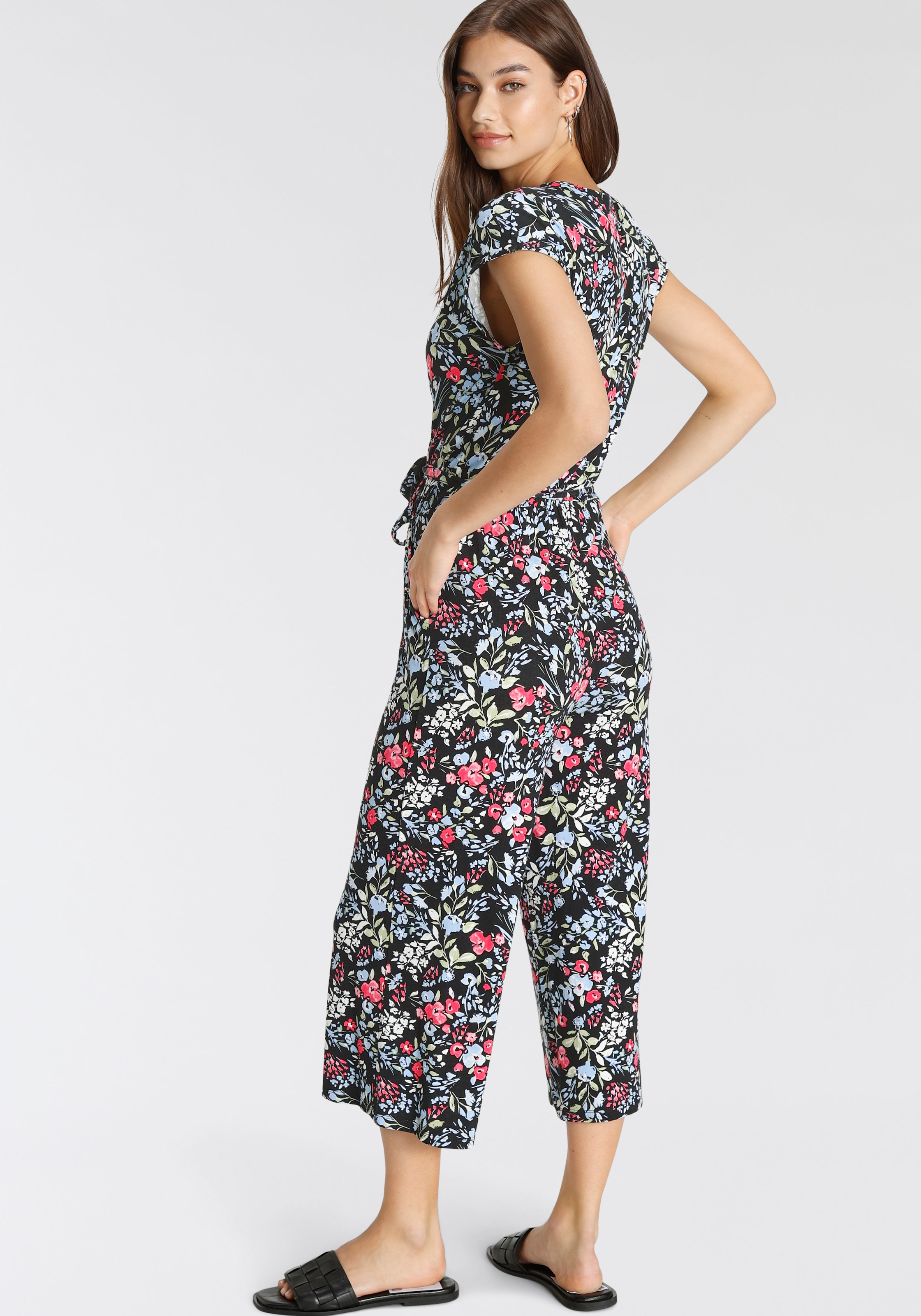 Tamaris Culotte-Overall, mit Bindegürtel