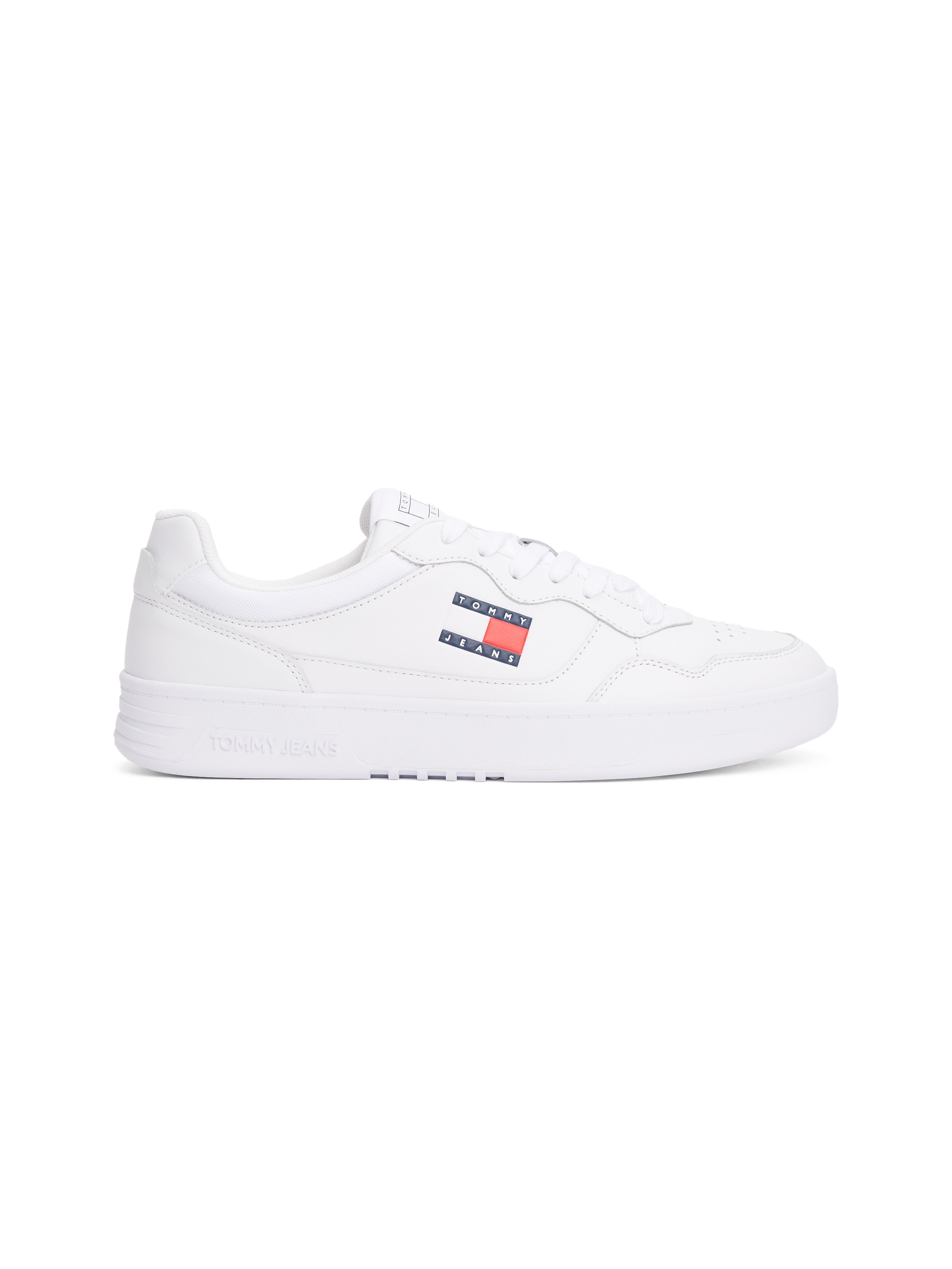 Tommy Jeans Sneaker »(NEW) TJM CUPSOLE LEATHER ESS«, Freizeitschuh, Halbschuh, Schnürschuh im Basket-Look