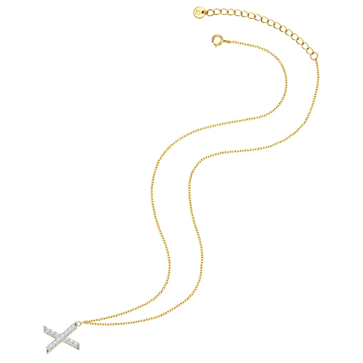 Glanzstücke München Kette mit Anhänger »GSM1953« mit Buchstaben-Anhänger