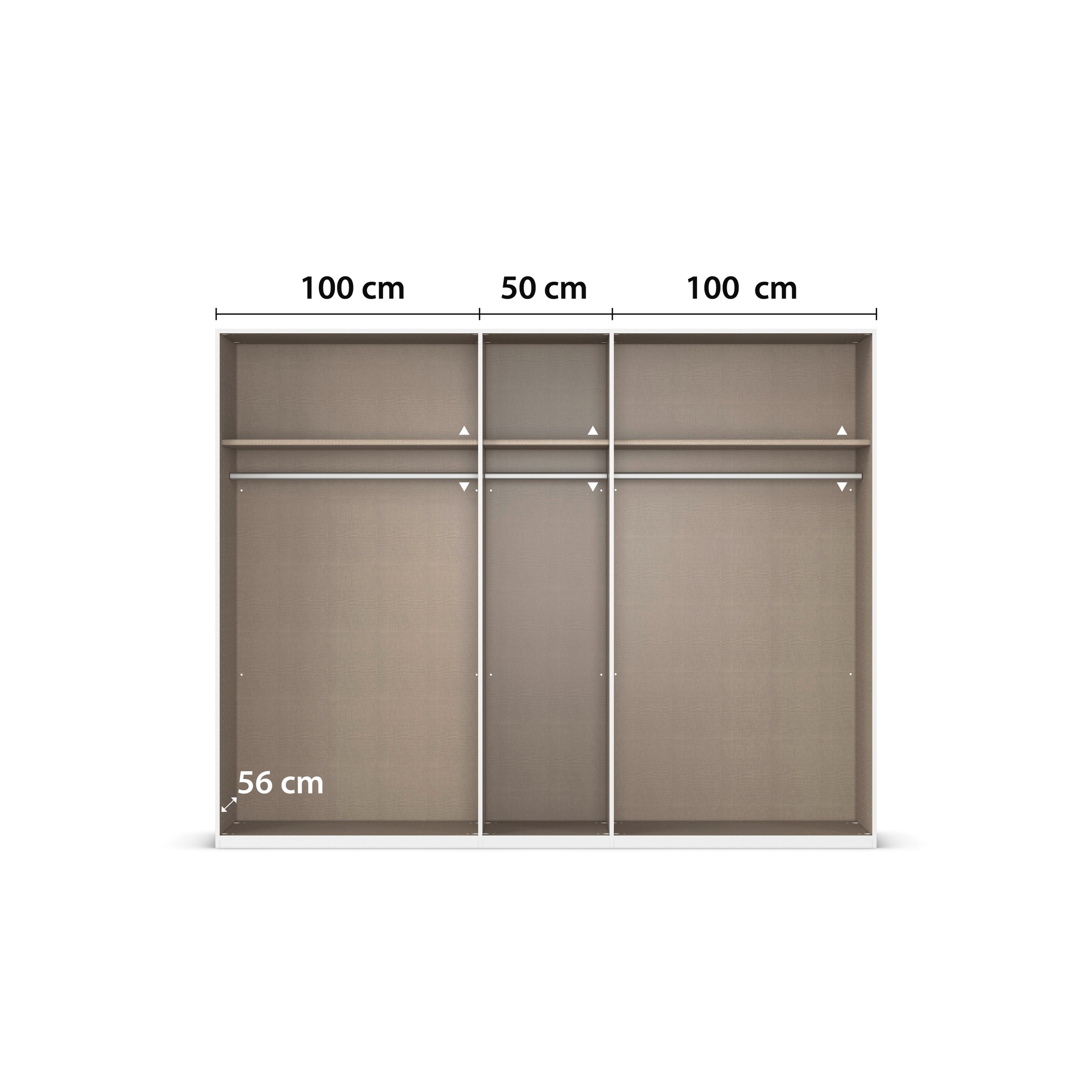 rauch Drehtürenschrank »Kleiderschrank Schrank Garderobe Schlafzimmerschrank EVELYN«, (in 2 Höhen 197 oder 210 cm erhältlich), in elegantem Stil, viel Stauraum 3 Breiten und 2 Höhen MADE IN GERMANY