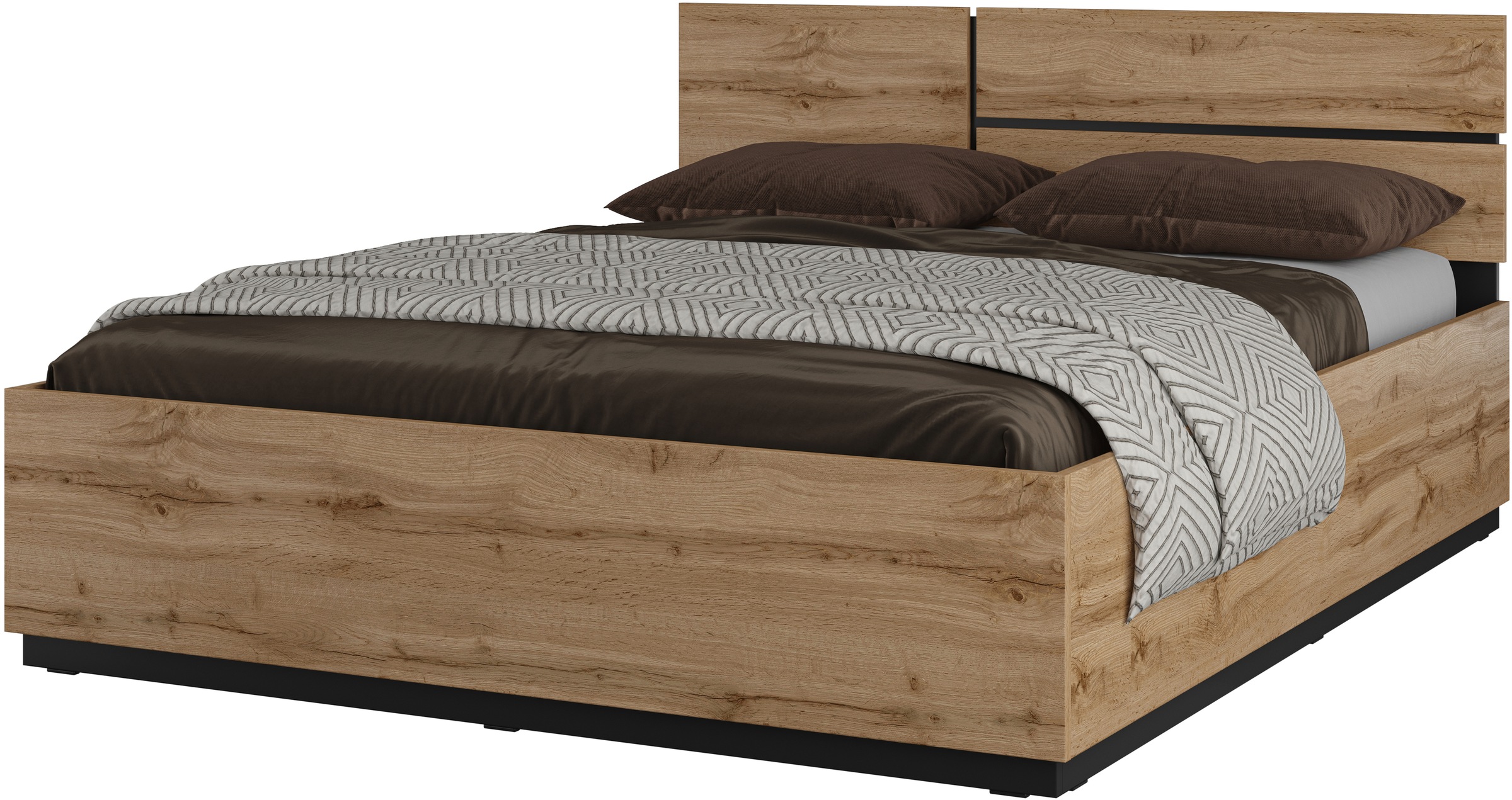 Home affaire Bettgestell »Cross, moderner Bettrahmen«, Doppelbett in zwei G günstig online kaufen