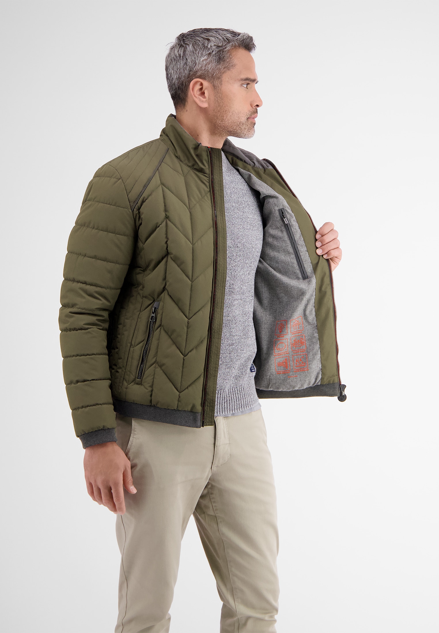 LERROS Steppjacke »LERROS Modisch gesteppte Jacke«, ohne Kapuze