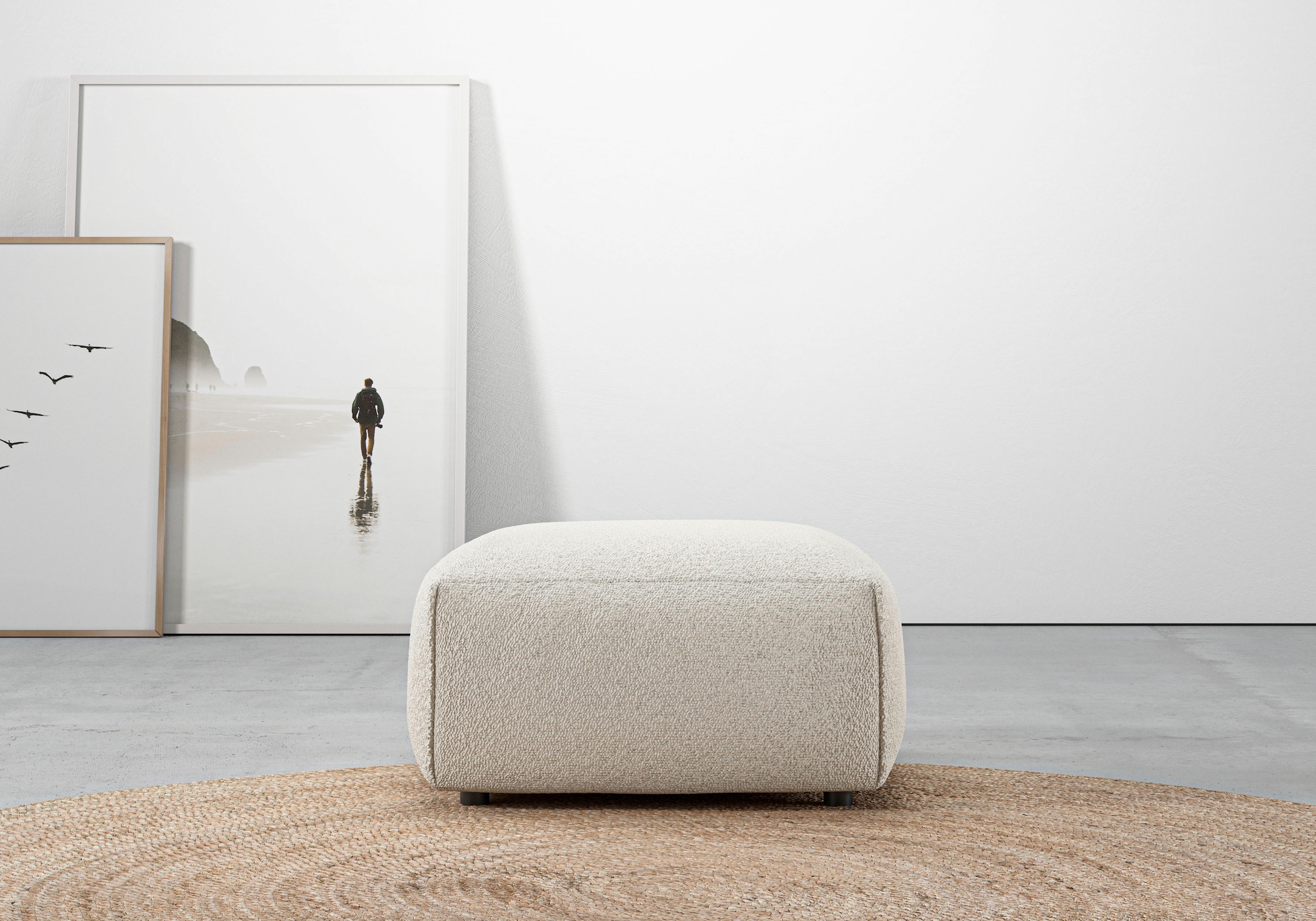 Home affaire Hocker »Glimminge auch in Breitcord, Feincord und Easy care-Be günstig online kaufen