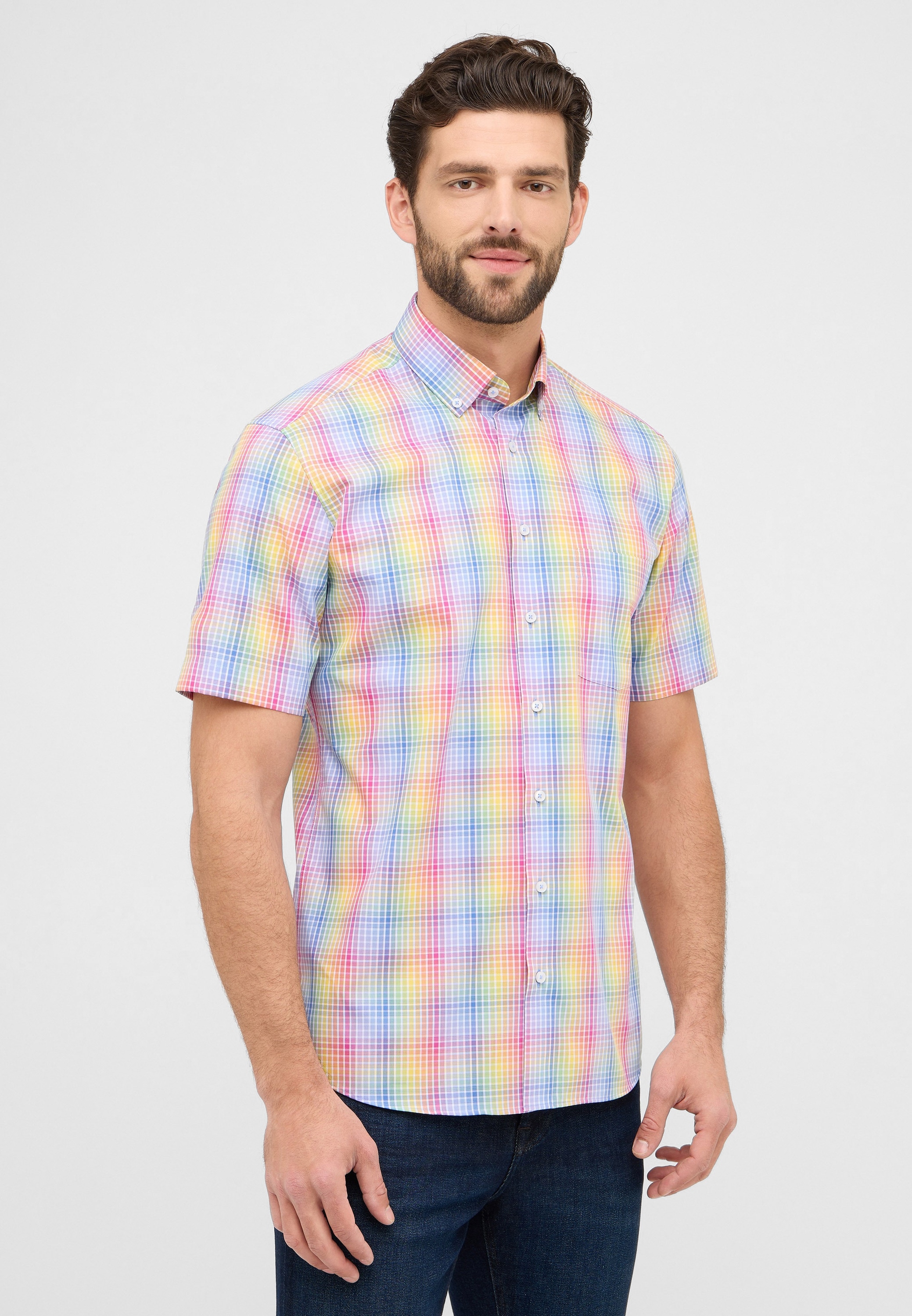 Eterna Kurzarmhemd »MODERN FIT«, NON IRON (bügelfrei)