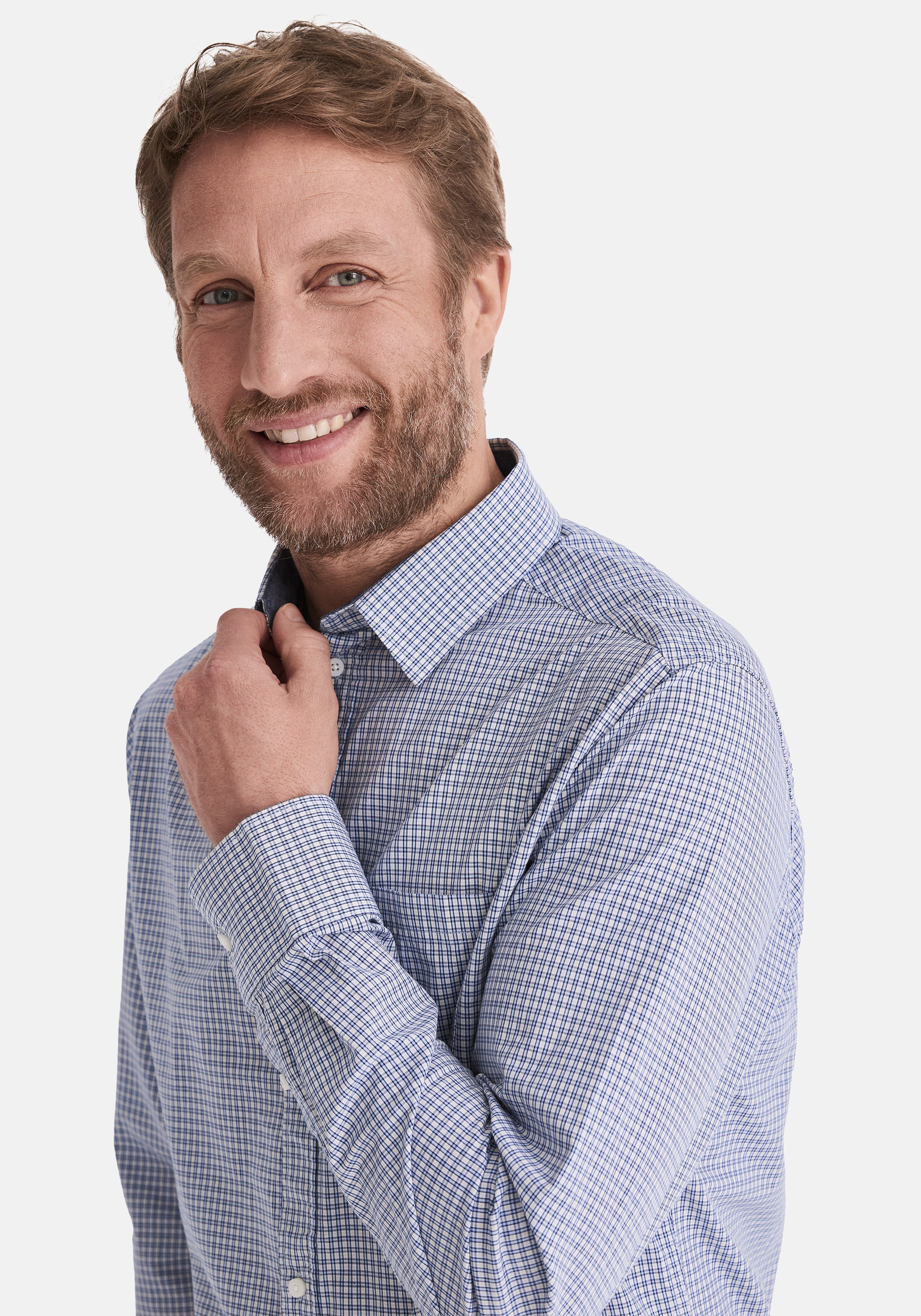 Stooker Men Flanellhemd »HARLEY Hemd Langarm Regular Fit« Langarm Hemd Regular Fit für Herren