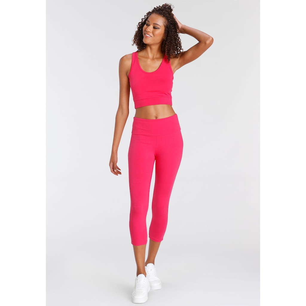 LASCANA ACTIVE Sporttop »-Basic-Crop-Top«