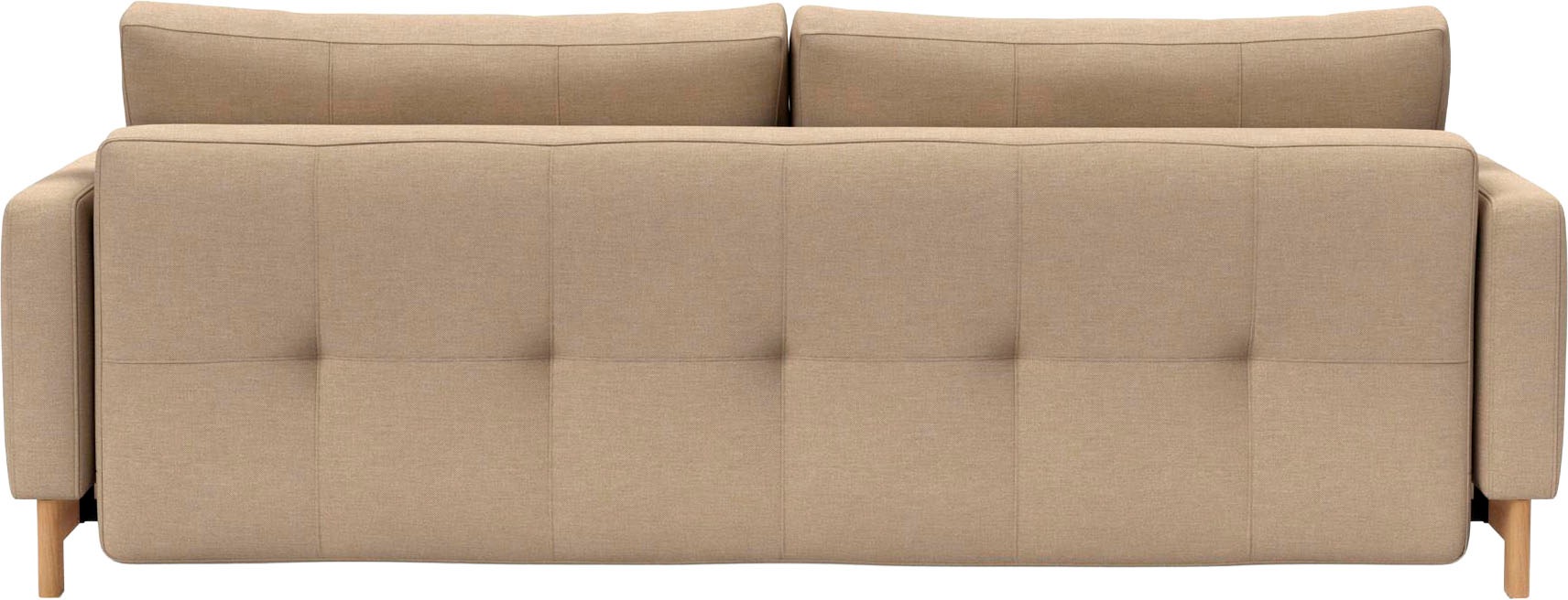 INNOVATION LIVING ™ Schlafsofa »Pyxis, 3-Sitzer Sofa mit extrabreiter Bettfunktion, Skandi-Design« Multifunktionssofa, extrabequem durch Taschenfederkern, Dauerschläfer