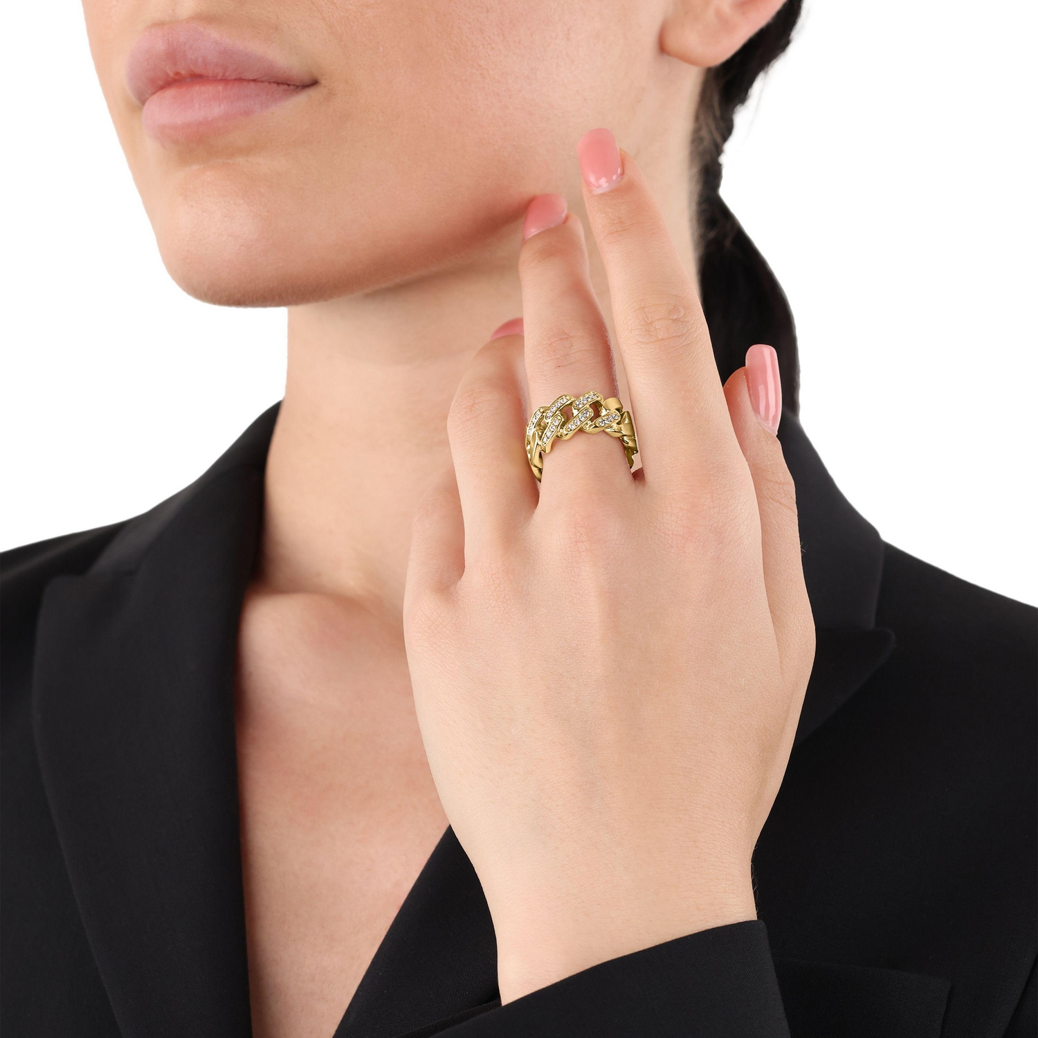 JOOP! Fingerring »Schmuck, Geschenk« mit Zirkonia (synth.)