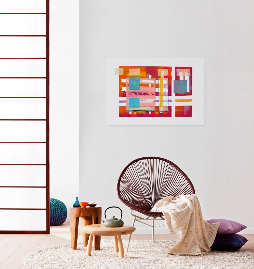 Komar Leinwandbild »Geometric Style«, (1 St.), 60x90 cm (Breite x Höhe), Ke günstig online kaufen