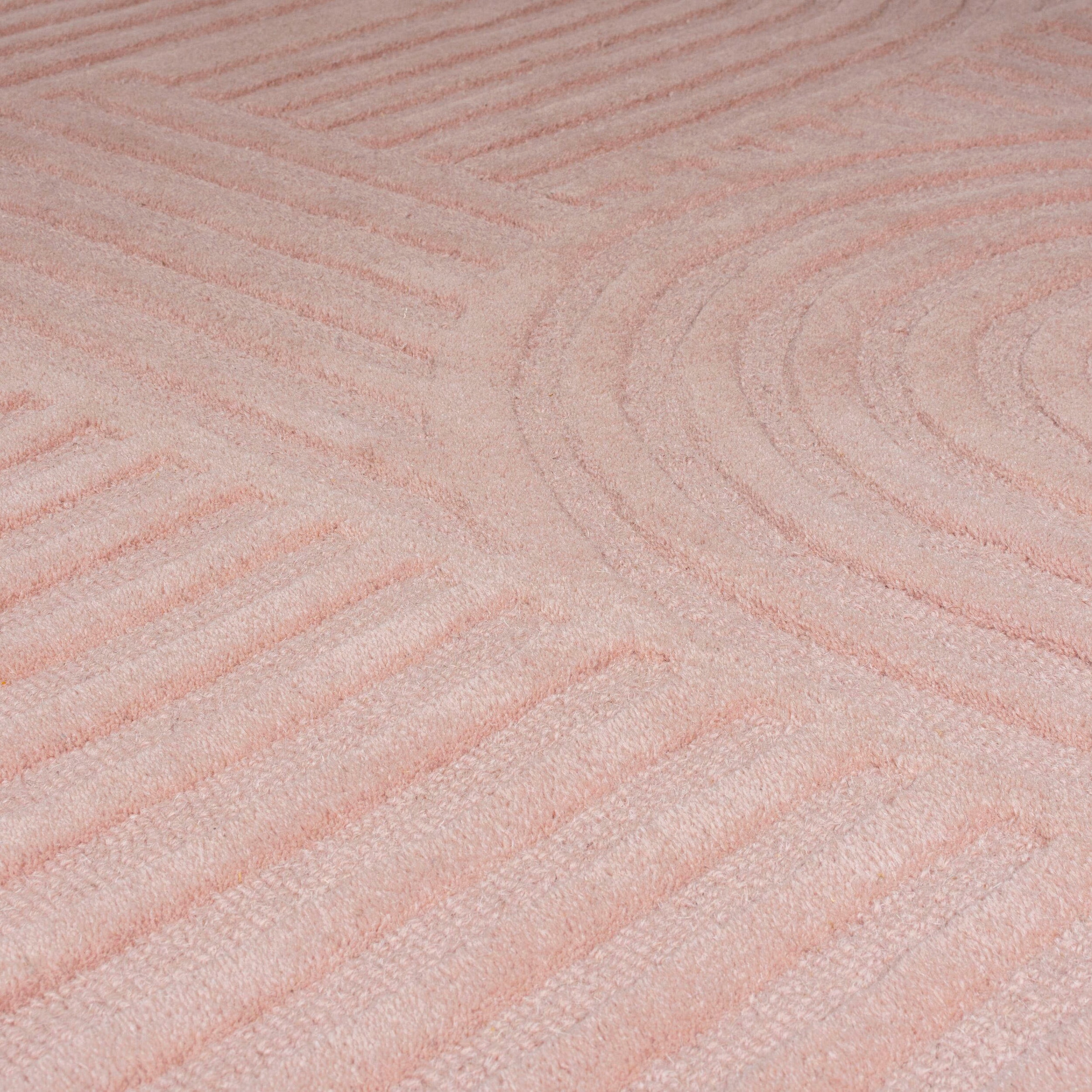 FLAIR RUGS Wollteppich »Zen Garden«, 10 mm Höhe, 100% Wolle, Hoch-Tief-Effekt, auch als Läufer und in Rund erhältlich