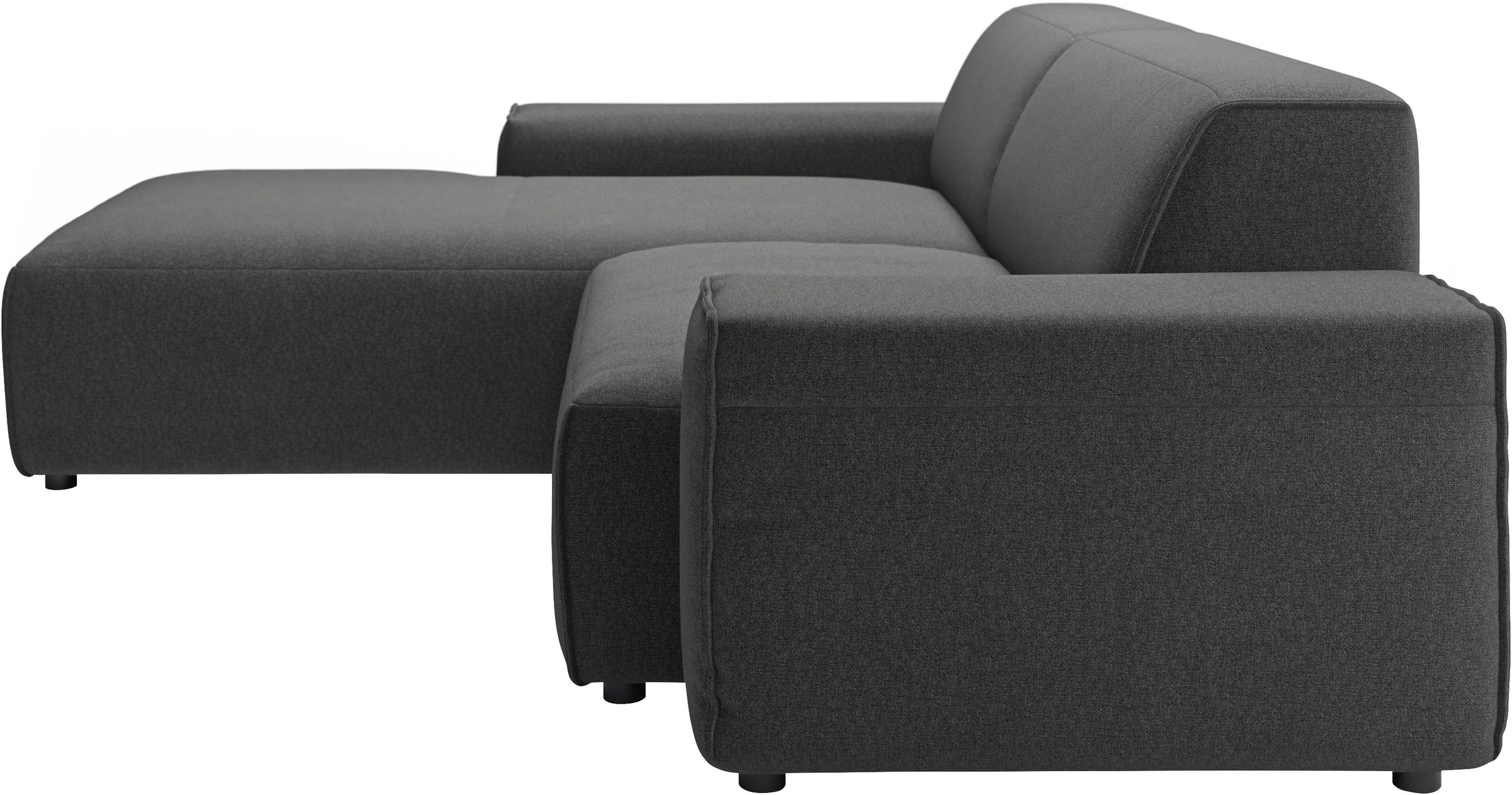 andas Ecksofa »Glimminge L-Form auch in Breitcord, Feincord + Easy care-Bezug,«, Breite 234, Zierkissen