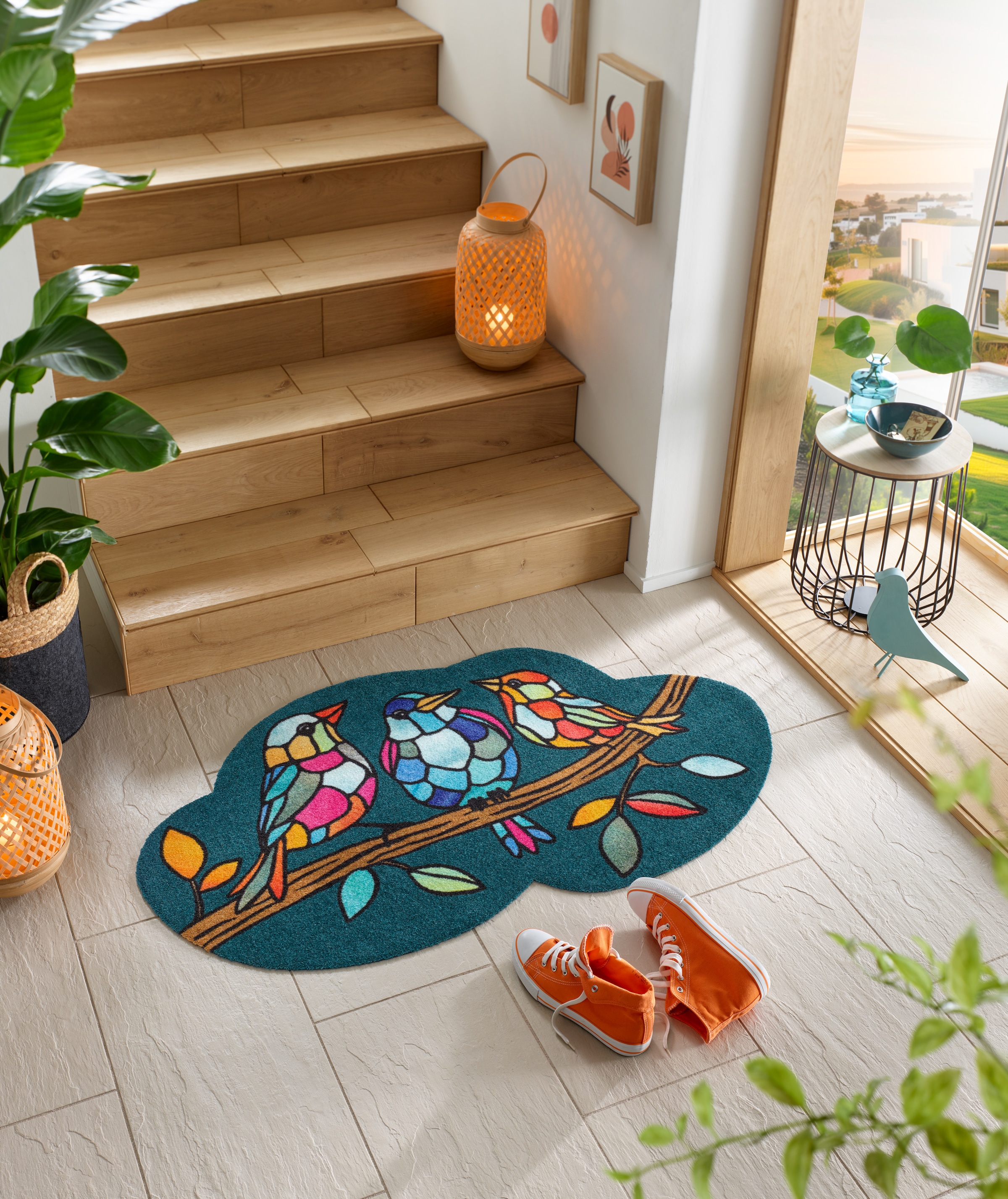 wash+dry by Kleen-Tex Teppich »Morning Choir« rechteckig 9 mm Höhe