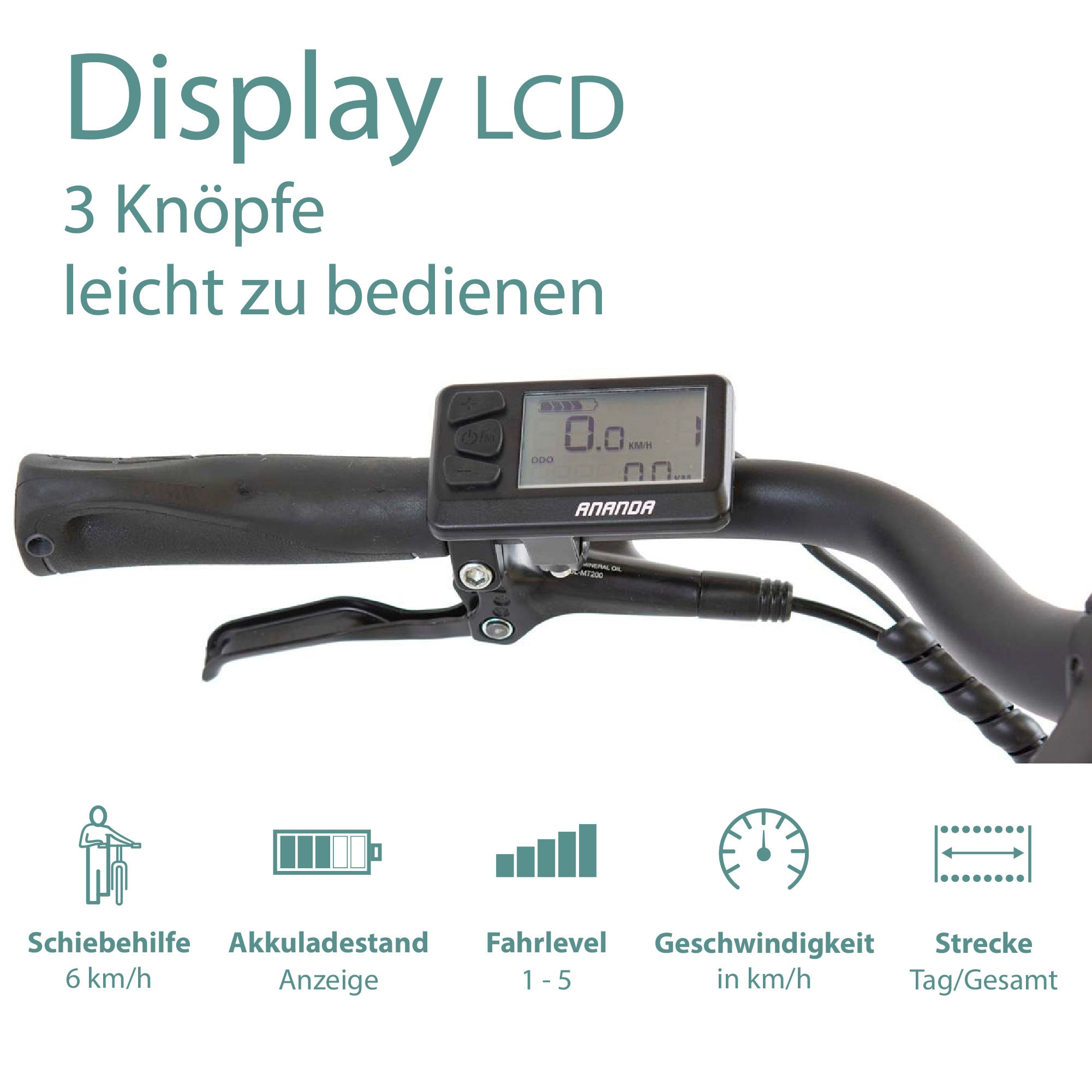 Tretwerk E-Bike »Sonic«, 8 Gang, Shimano, Acera M3020 SGS, Mittelmotor 250 W, Pedelec, Elektrofahrrad für Damen u. Herren