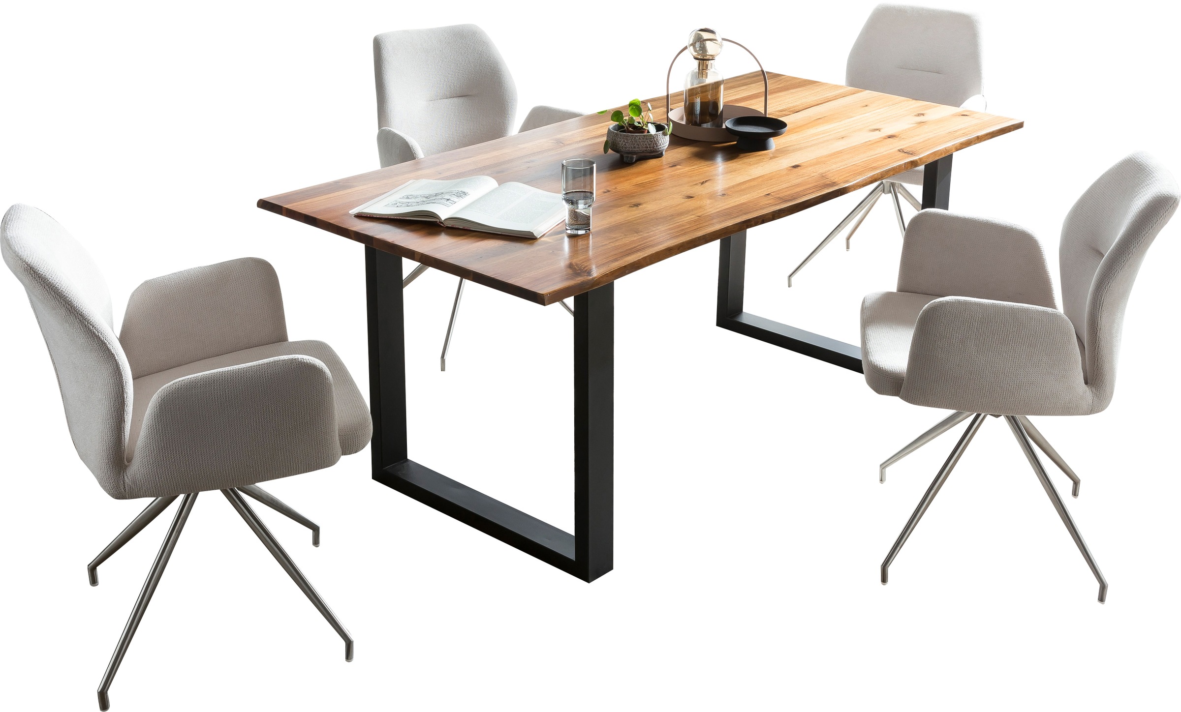 SalesFever Essgruppe "Tischgruppe für gemütliche Familienabende" Set, 5 Stk günstig online kaufen