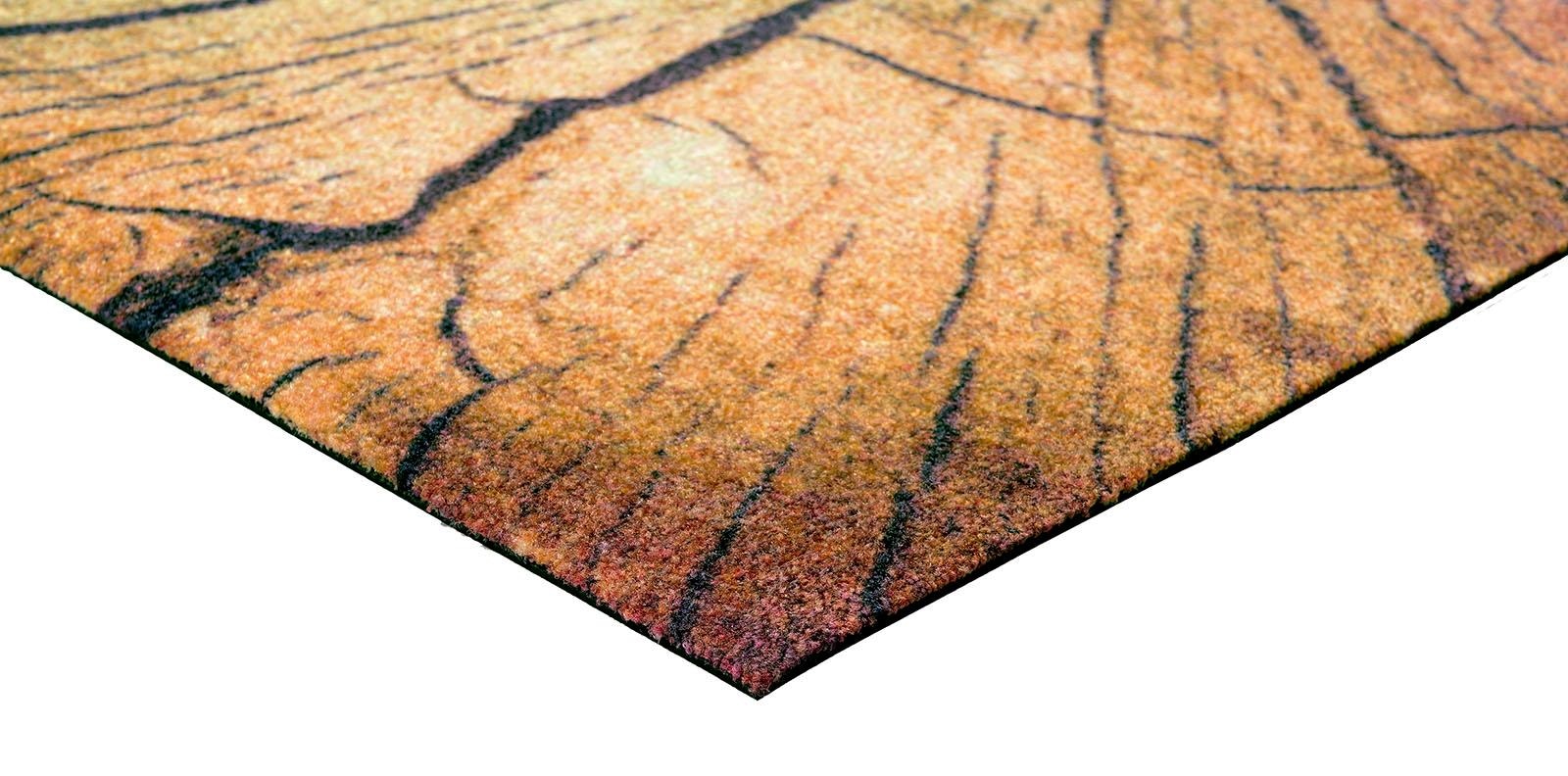 wash+dry by Kleen-Tex Teppich »Wood Land«, rechteckig, rutschhemmend,  waschbar, Wohnzimmer bequem und schnell bestellen