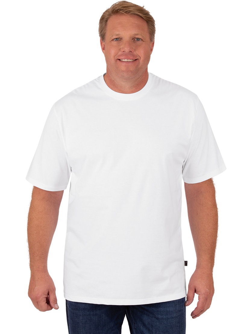 Trigema T-Shirt »TRIGEMA T-Shirt DELUXE Baumwolle«, (1 tlg.)