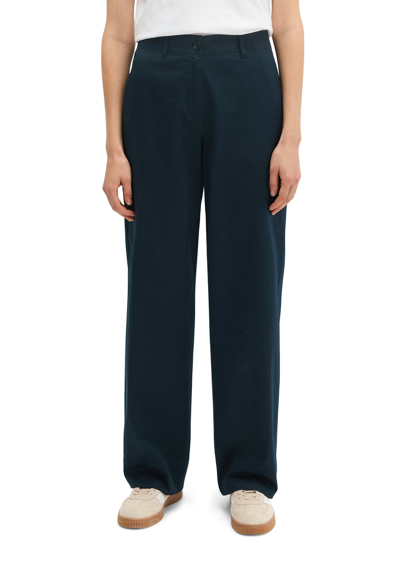 Marc O'Polo Chinohose »Lande«  weit, aus stretchigem Organic Cotton-Twill