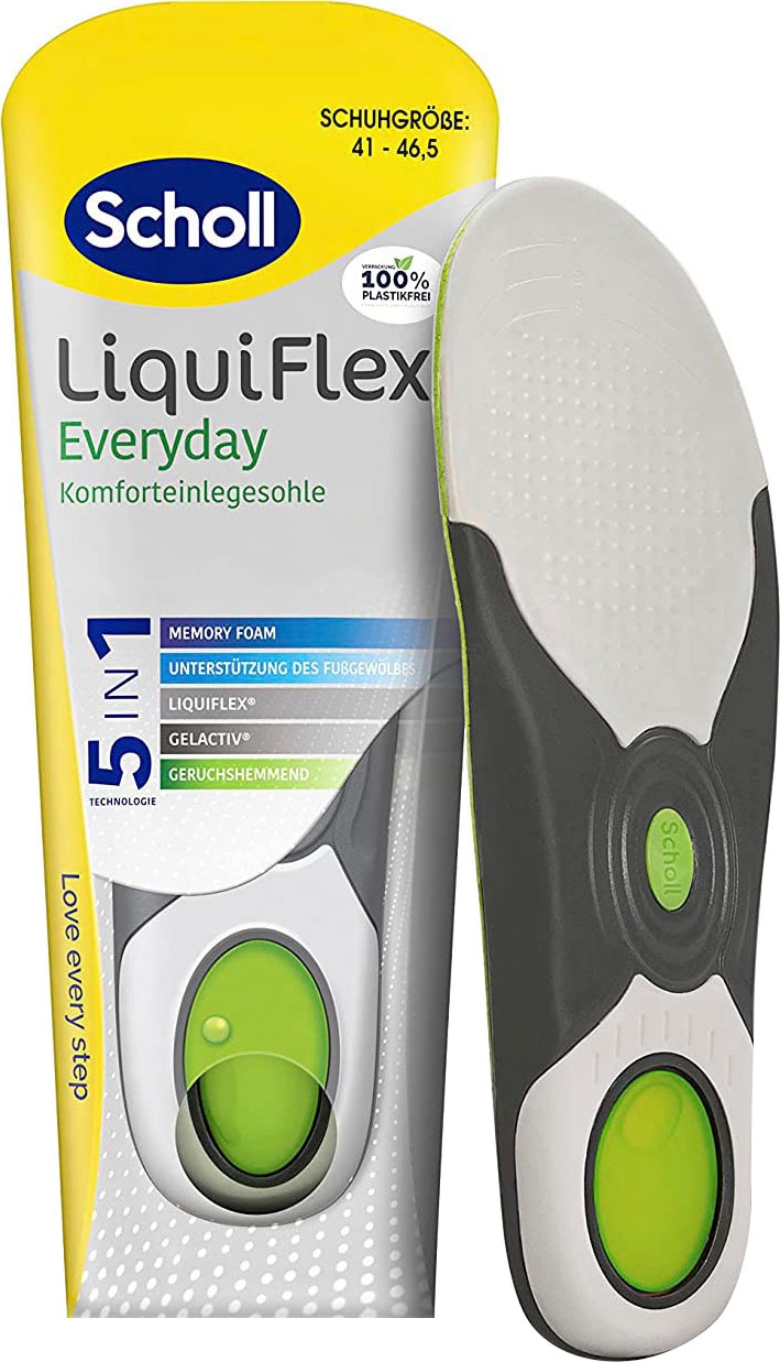 Einlegesohlen »LiquiFlex Everyday«, Komforteinlegesohlen - Mehr Polsterung durch...