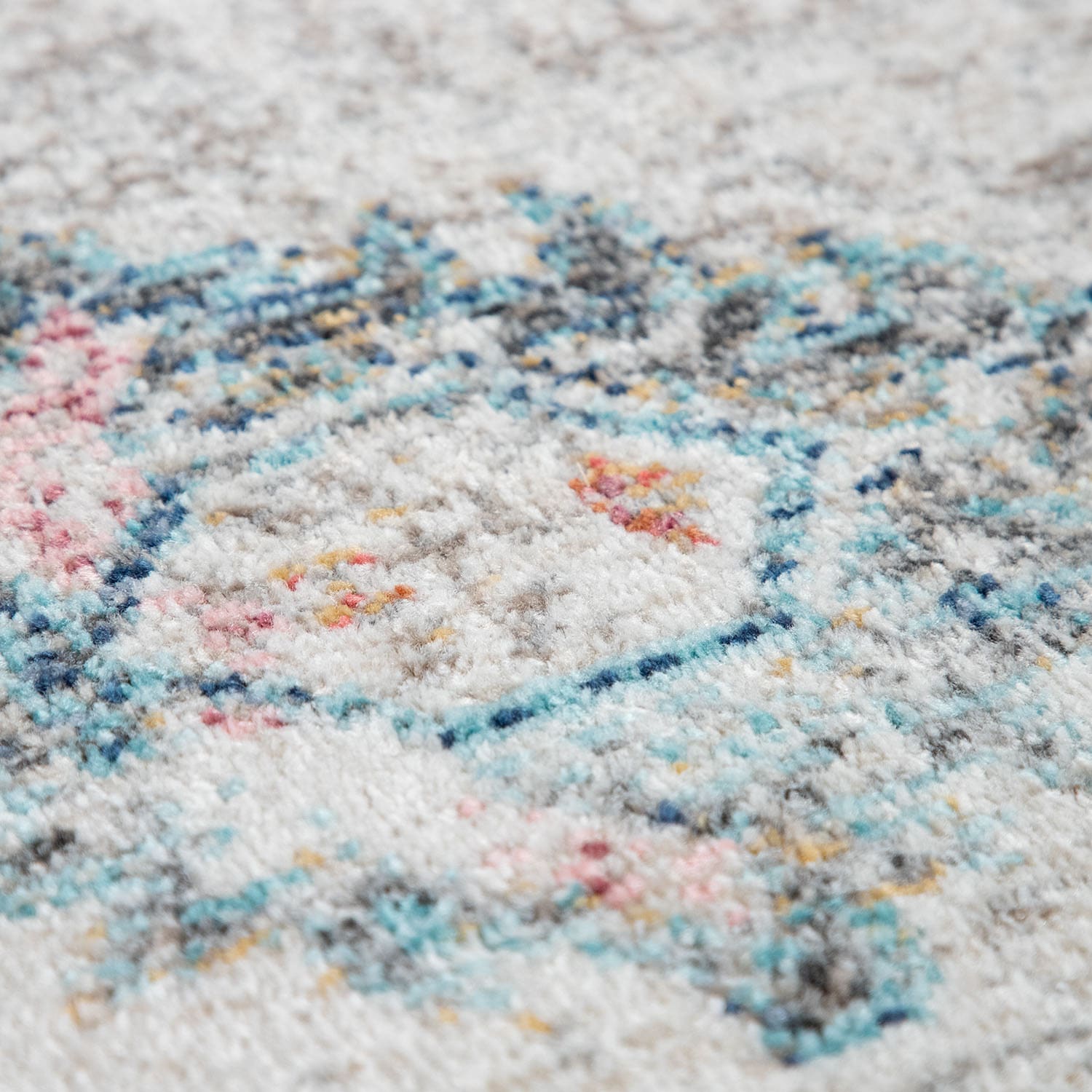 Paco Home Teppich »Torres 275« rund 8 mm Höhe Kurzflor, Orient-Optik, Vintage Design, In- und Outdoor geeignet