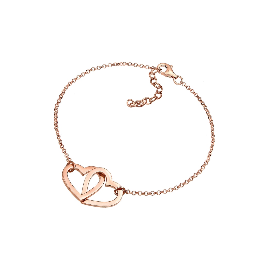 Elli Armband »Herzen Symbol Klassisch Liebe 925 Silber«