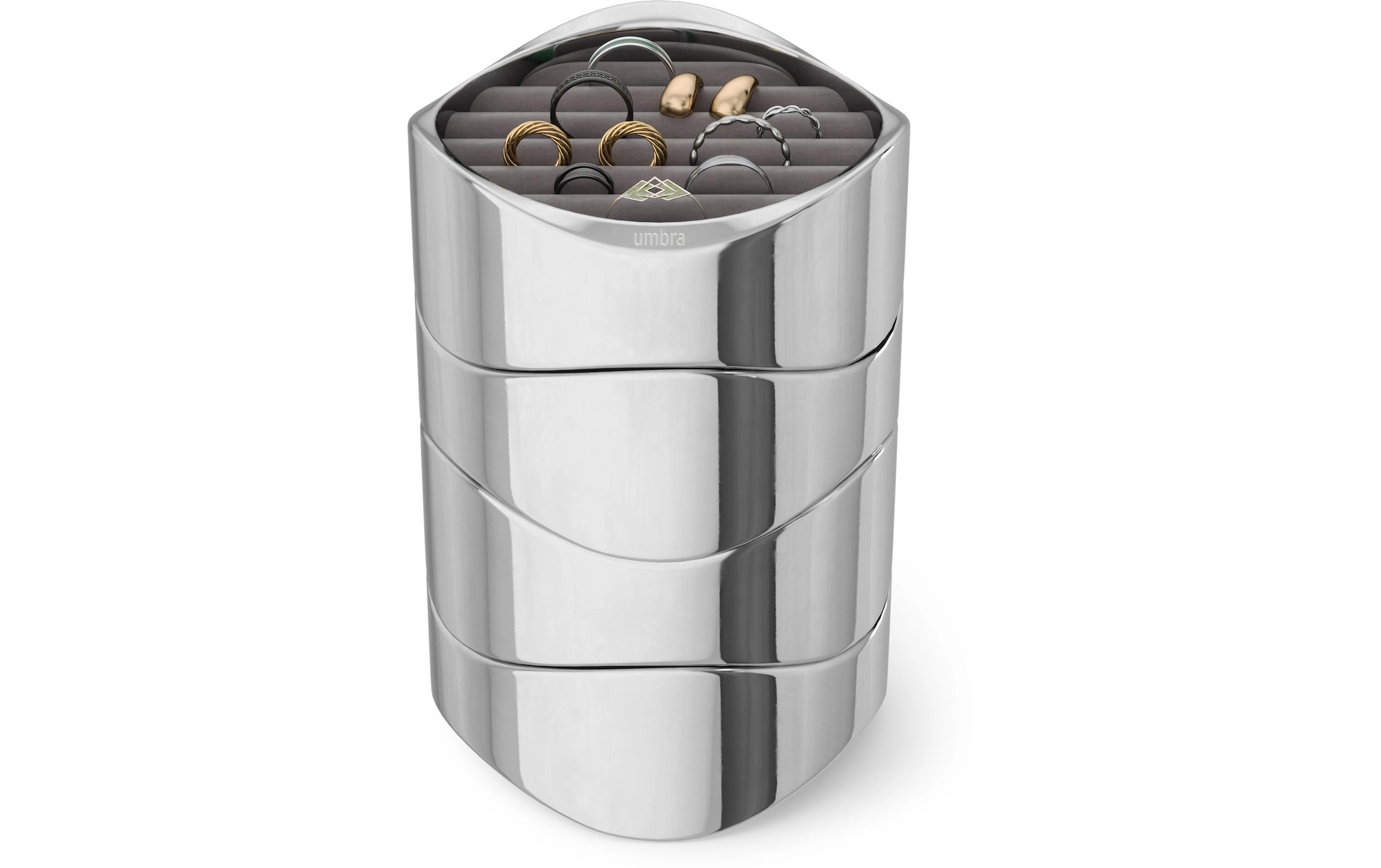 Umbra Aufbewahrungsbox »Mavy 11 cm Silber«