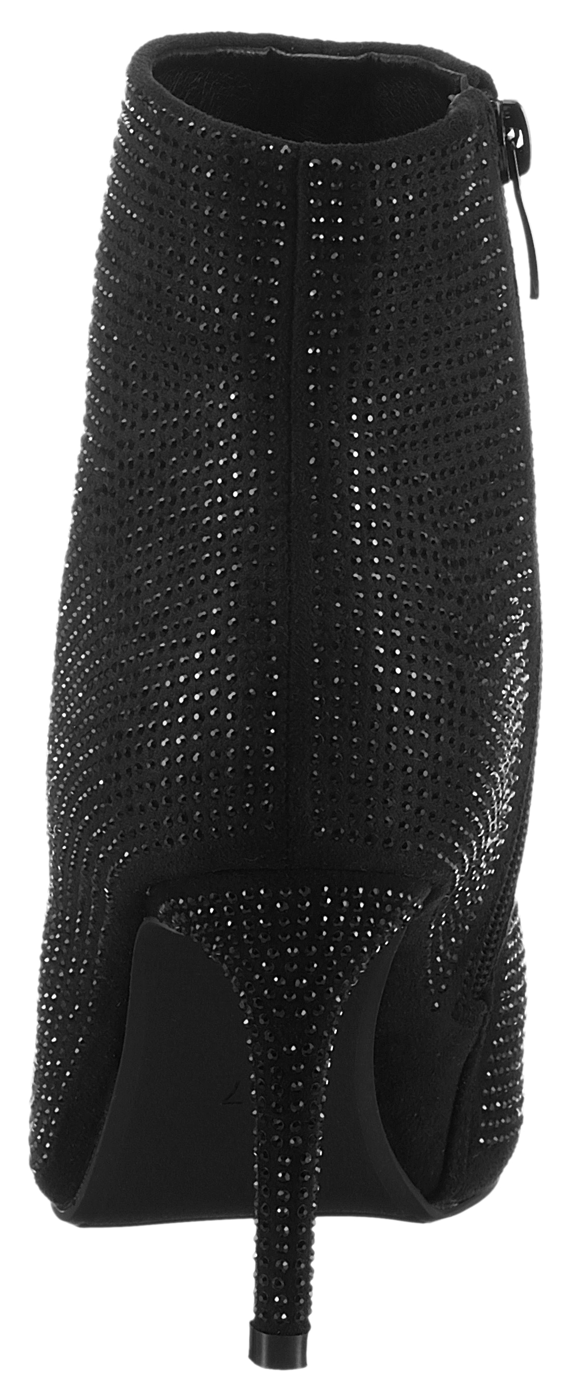 Aniston SHOES Stiefelette, Abendstiefelette mit Glitzersteinchen - NEUE KOLLEKTION
