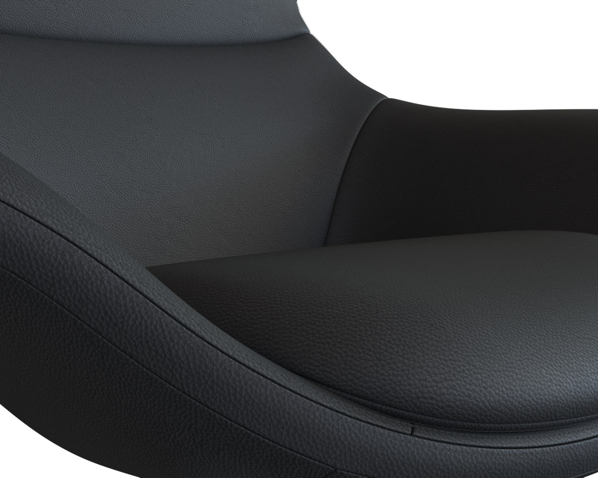 FLEXLUX Ohrensessel »Stilo Relaxsessel, TV-Sessel, OTTOs Choice«, Solitär, Stil-Ikone, drehbar, Fuß Aluminium