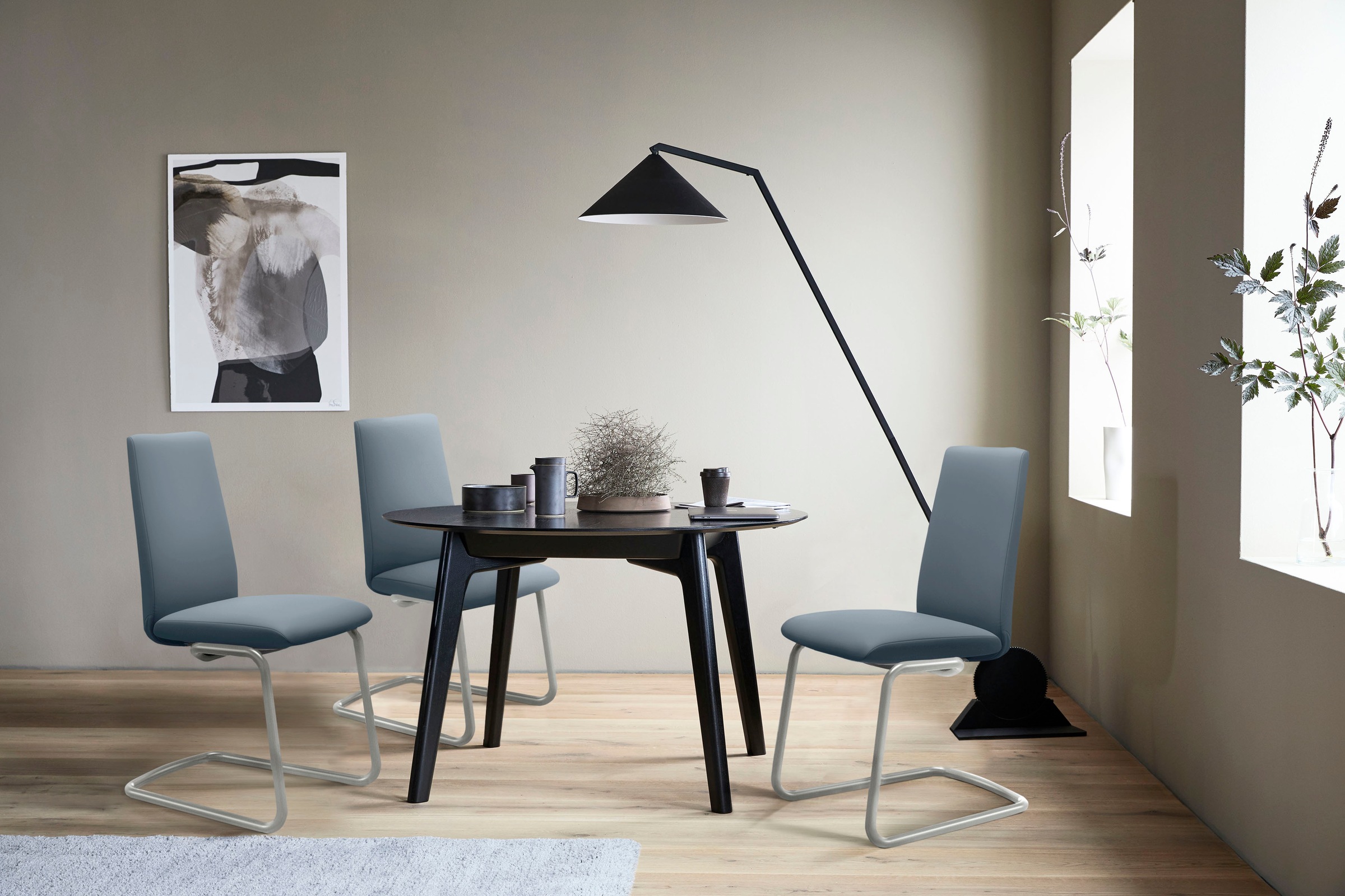 Stressless® Polsterstuhl »Laurel«, Leder PALOMA, Low Back, Größe M, mit Beinen aus Stahl in Chrom matt