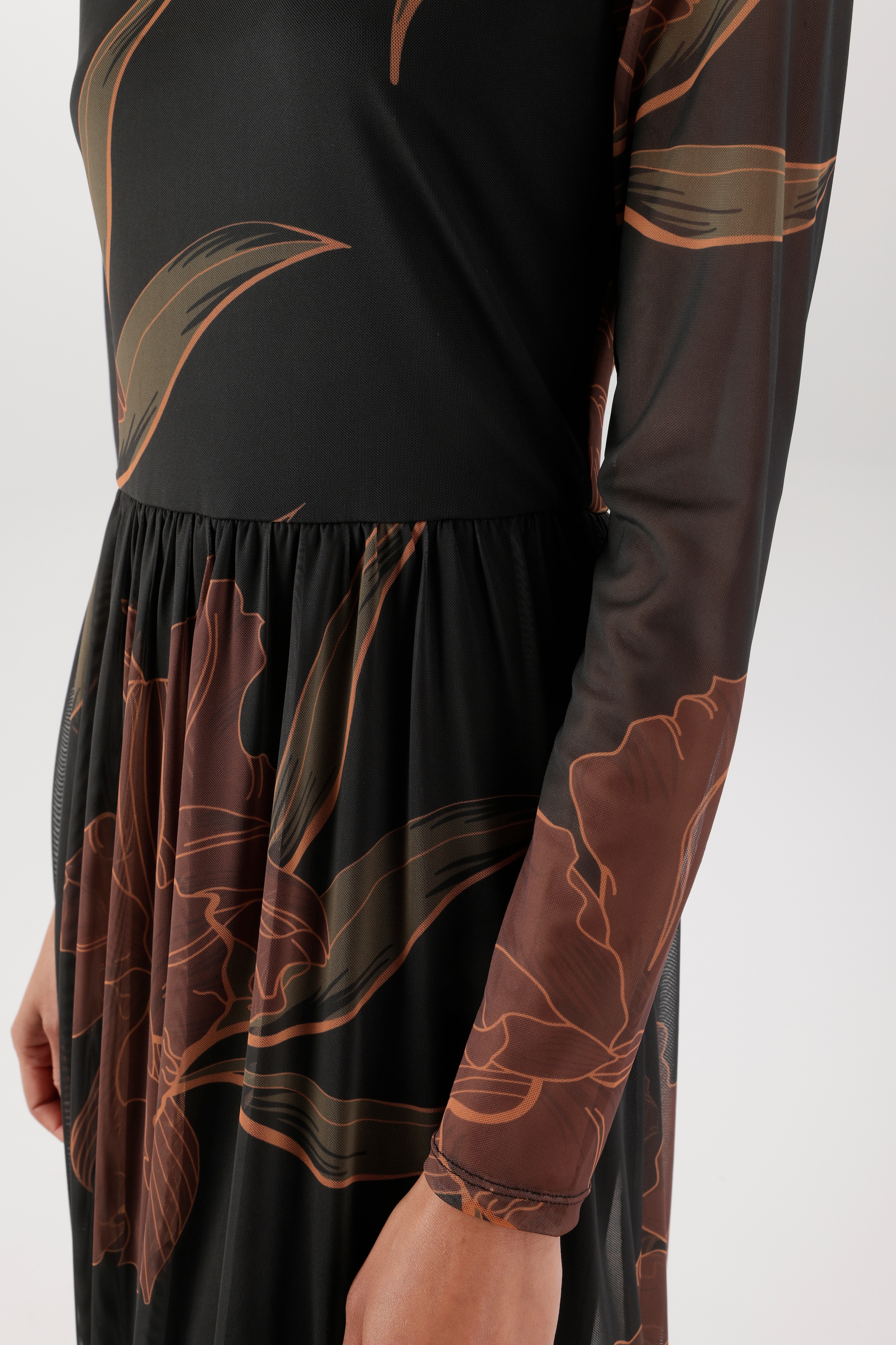 Aniston SELECTED Maxikleid in Mesh-Qualität und Gummizug in der Taille - NEUE KOLLEKTION