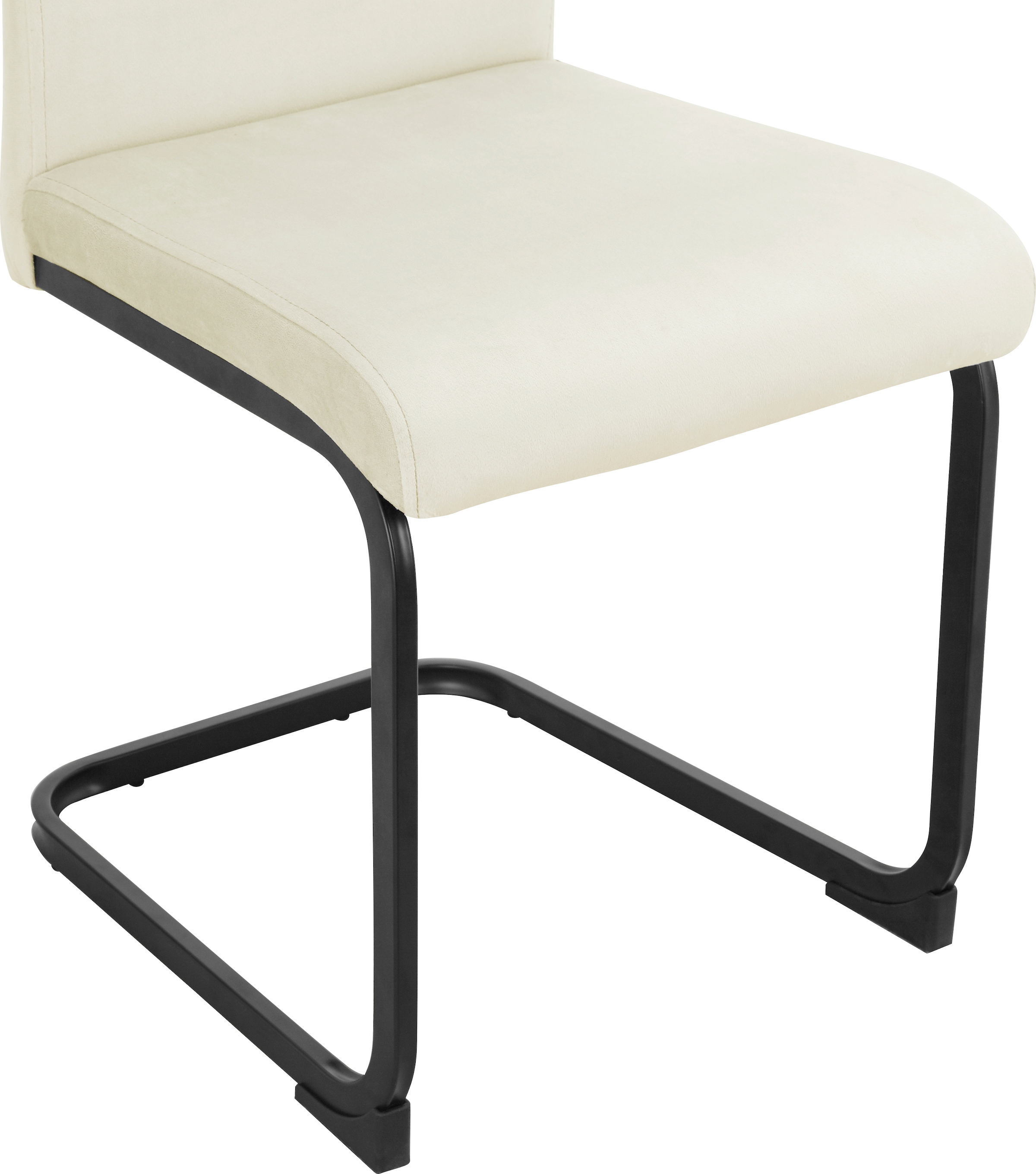 INOSIGN Esszimmerstuhl »Darcel«, (Set), 4 St., Veloursstoff, Freischwinger