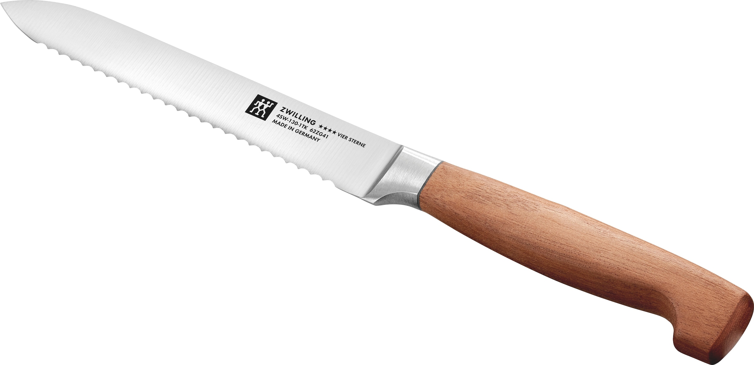 Zwilling Spickmesser »**** VIER STERNE Wood« Made in Germany, Eigehärtete Klinge, FSC-Zertifizitiertes Holz