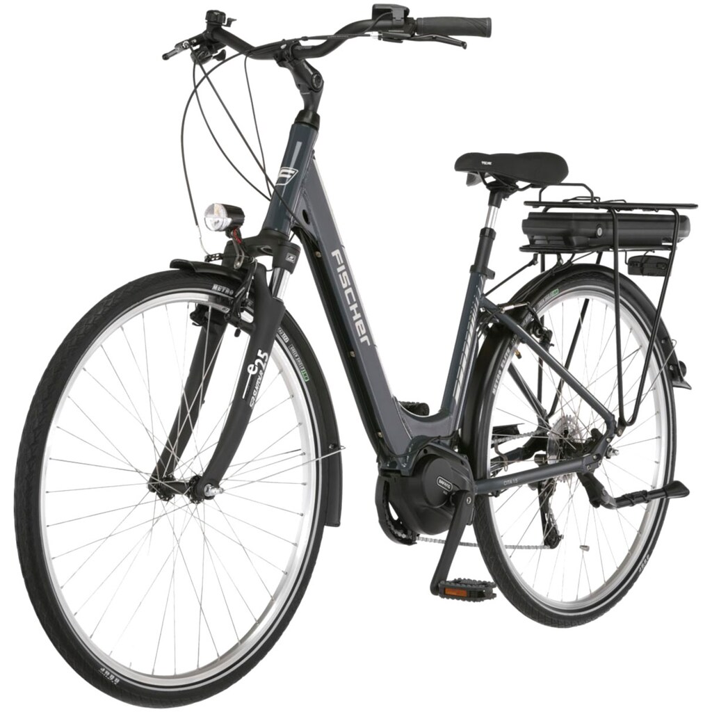 FISCHER Fahrrad E-Bike »CITA 1.5 418 44«, 8 Gang, Shimano, Acera, Mittelmotor 250 W, (Schloss)